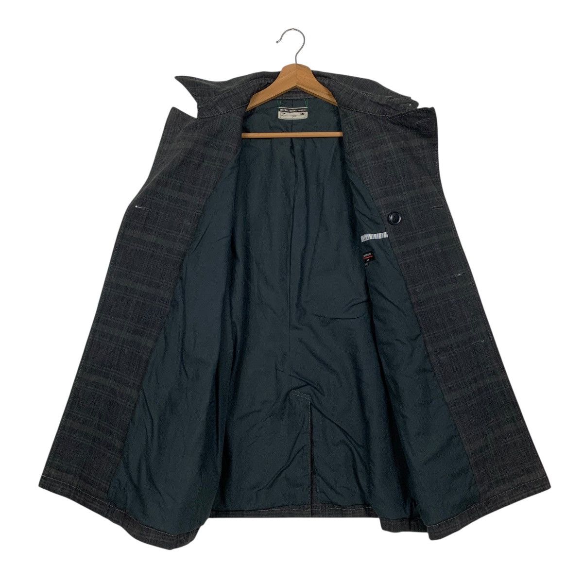 Michel Klein Michel Klein Homme Paris Tartan Double Breasted Coat Size US M / EU 48-50 / 2 - 11 Thumbnail