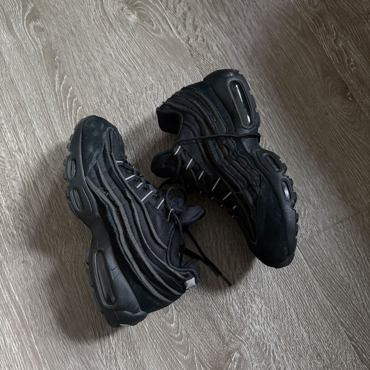 Comme Des Garcons Nike Air Max 95 Black | Grailed