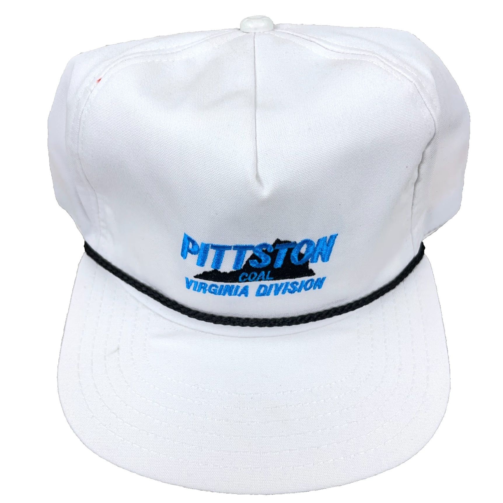 Coal Vintage Made in USA Pittston Coal Trucker Hat Cap Adjustable Cotton Twill 80s 90s Mens Size ONE SIZE - 3 Thumbnail