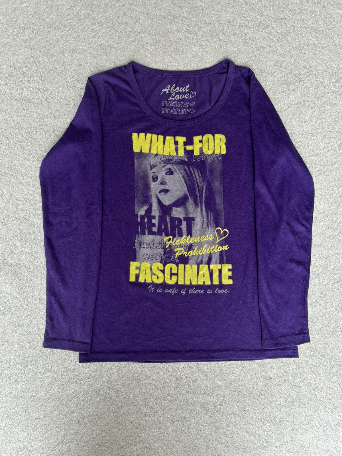 Hysteric Glamour Y2k about love hysteric style longsleeve Size L / US 10 / IT 46 - 1 Thumbnail