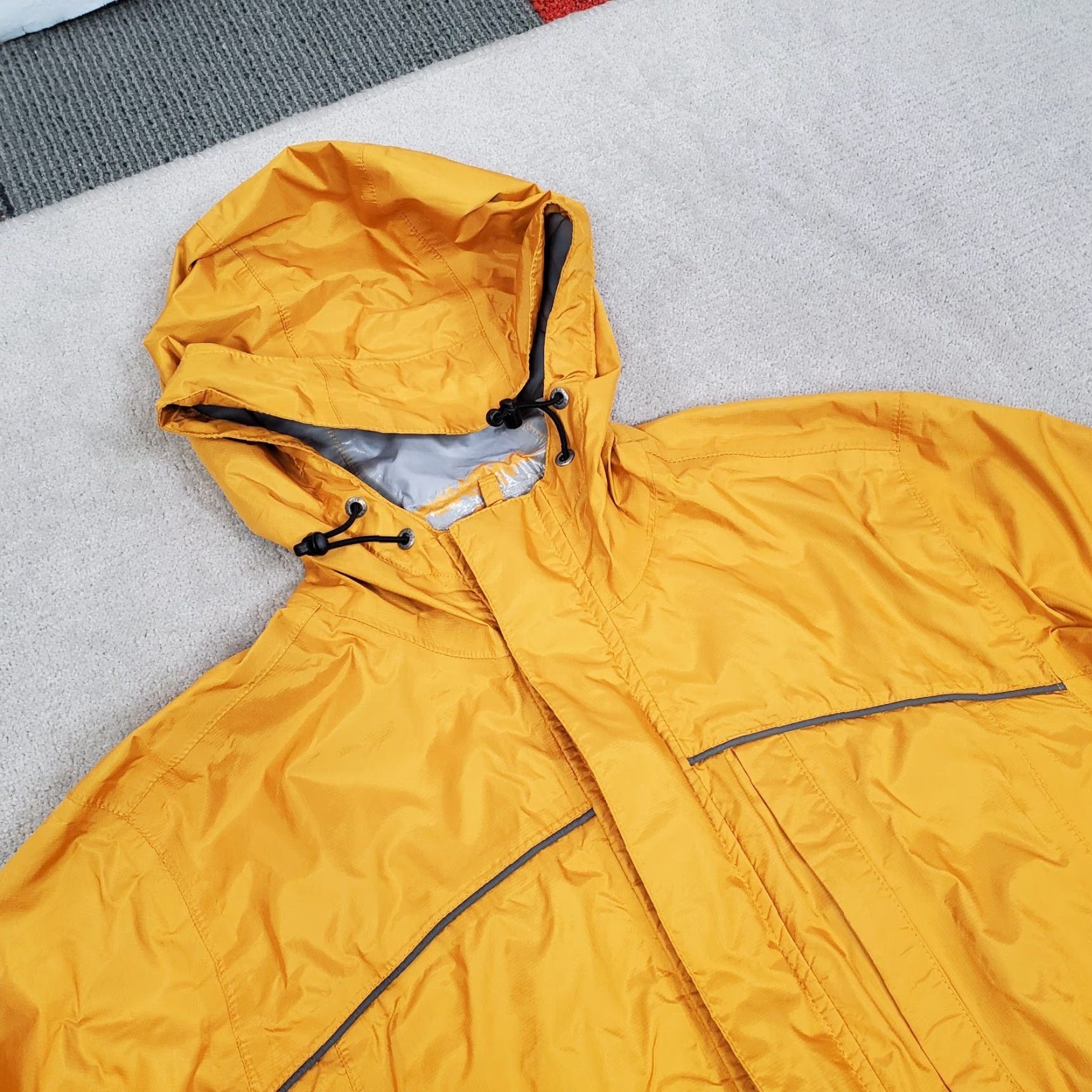Eddie Bauer VINTAGE Eddie Bauer Jacket Mens S Yellow Windbreaker Coat Weatheredge Hooded Size US S / EU 44-46 / 1 - 2 Thumbnail
