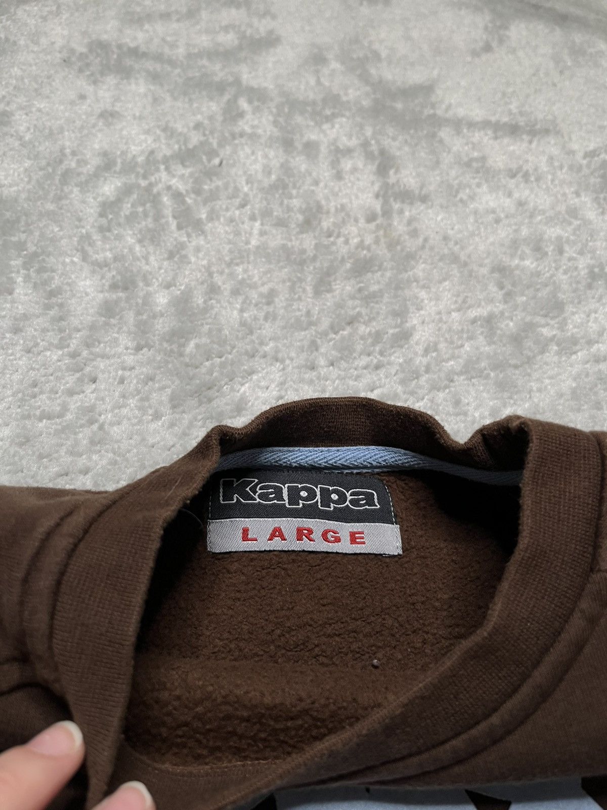Kappa Vintage Brown Crewneck Sweatshirt Basic Blue Big Logo Kappa Size US M / EU 48-50 / 2 - 6 Thumbnail