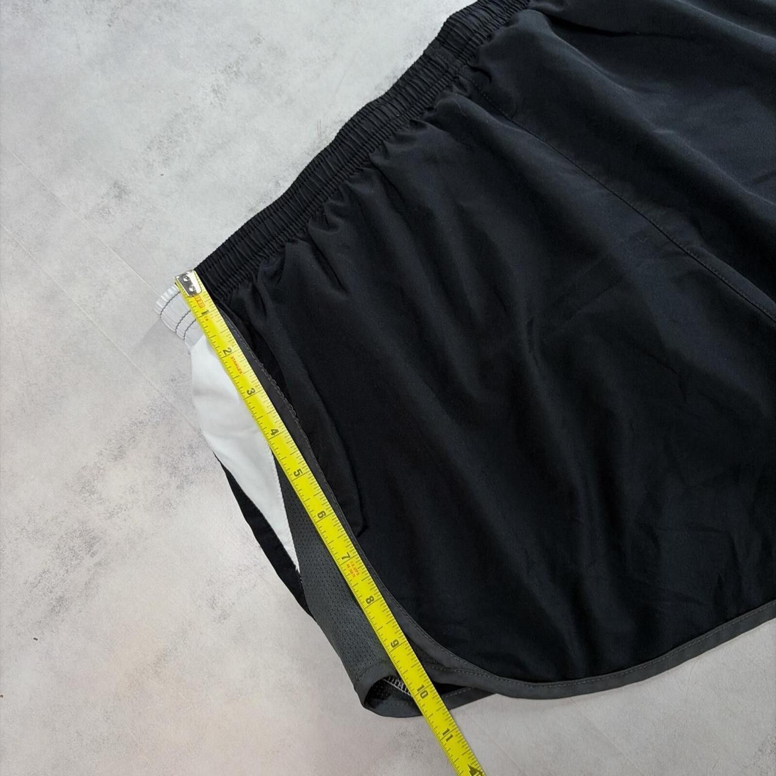 Nike Y2K Black Nike Swoosh Dri Fit Running Mini Shorts Size 36" / US 14 / IT 50 - 7 Thumbnail