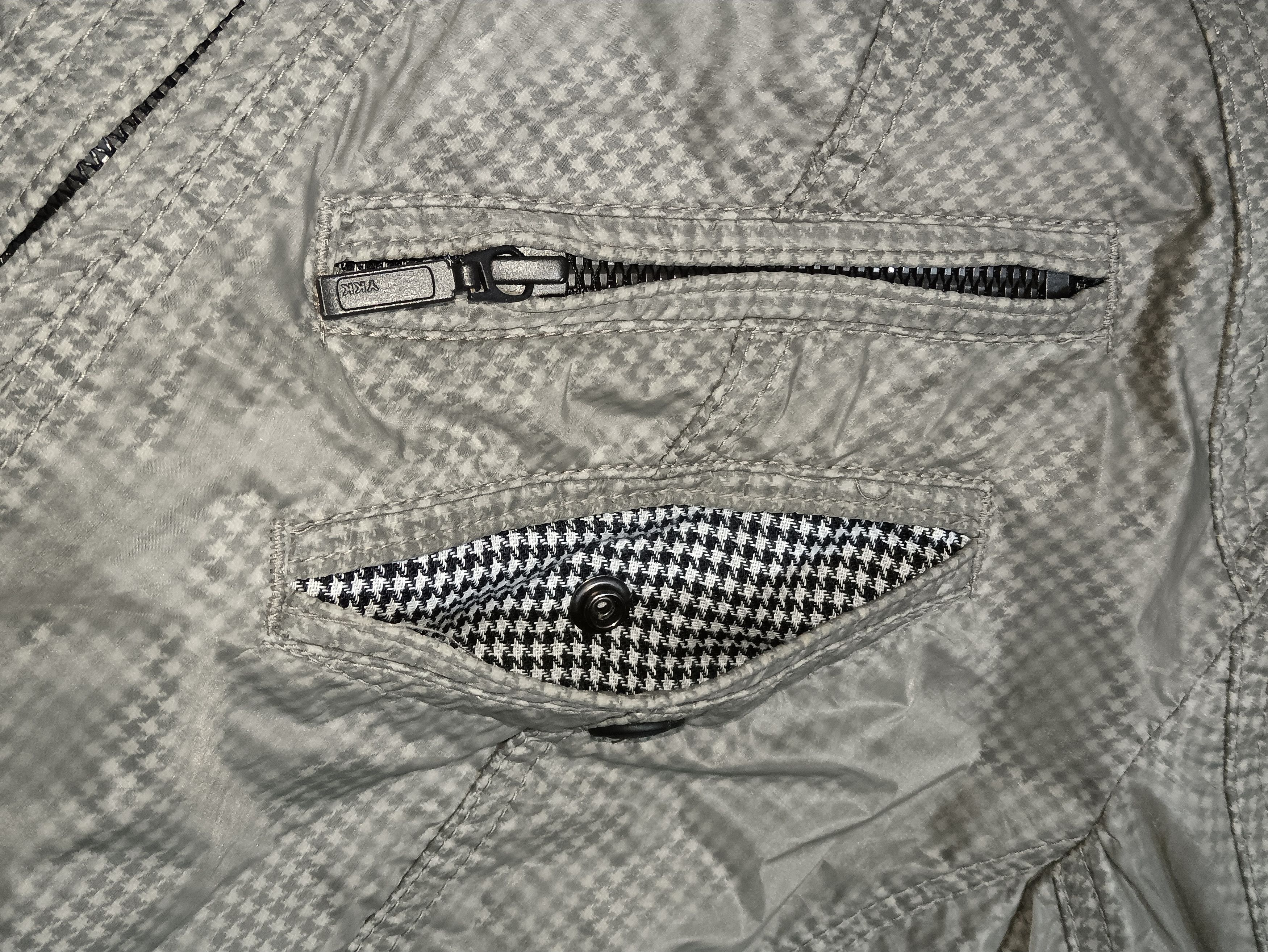 Nicole Club NICOLE CLUB FOR MEN PUNK HOUNDTOOTH HOODED JACKET Size US M / EU 48-50 / 2 - 3 Thumbnail