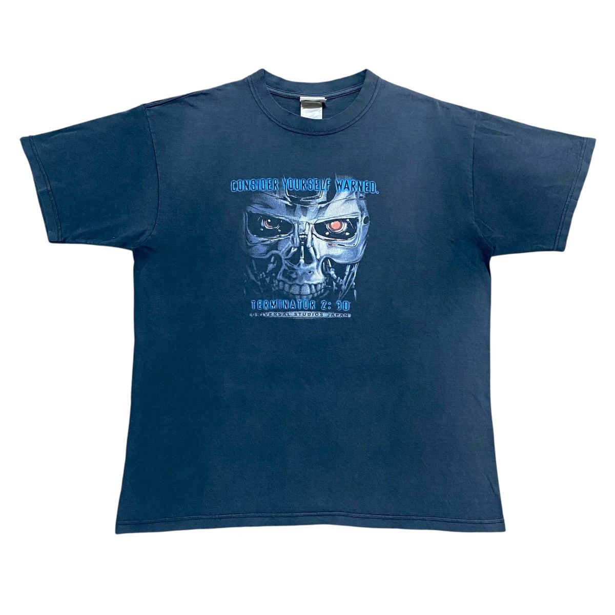 Universal Studios Rare‼️🔥Vintage Terminator 2 Consider Yourself Warned T-Shirt Size US M / EU 48-50 / 2 - 1 Thumbnail