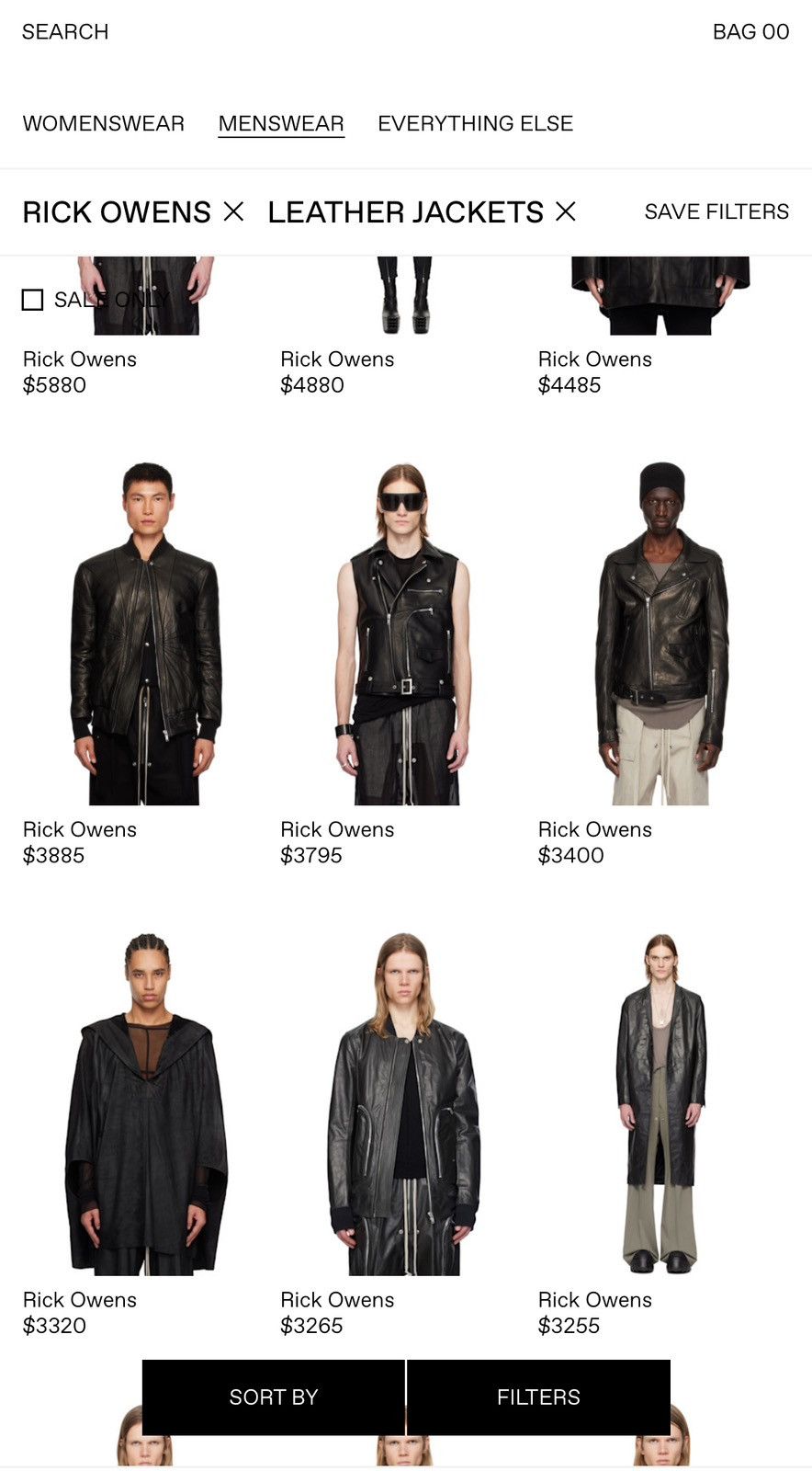 Rick Owens BULLET ASYMMETRICAL LAMBSKIN LEATHER HOODED JACKET BIKER Size US L / EU 52-54 / 3 - 11 Thumbnail