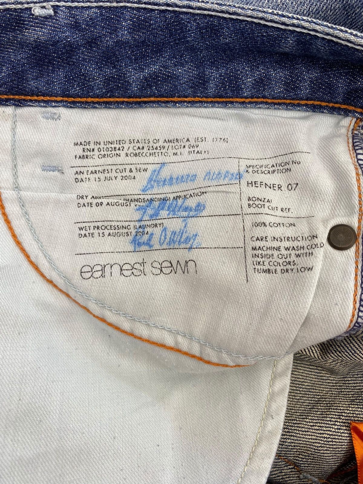Japanese Brand Japanese Brand Dark Wash Ripped Style Flare Jeans Size US 28 / EU 44 - 10 Thumbnail