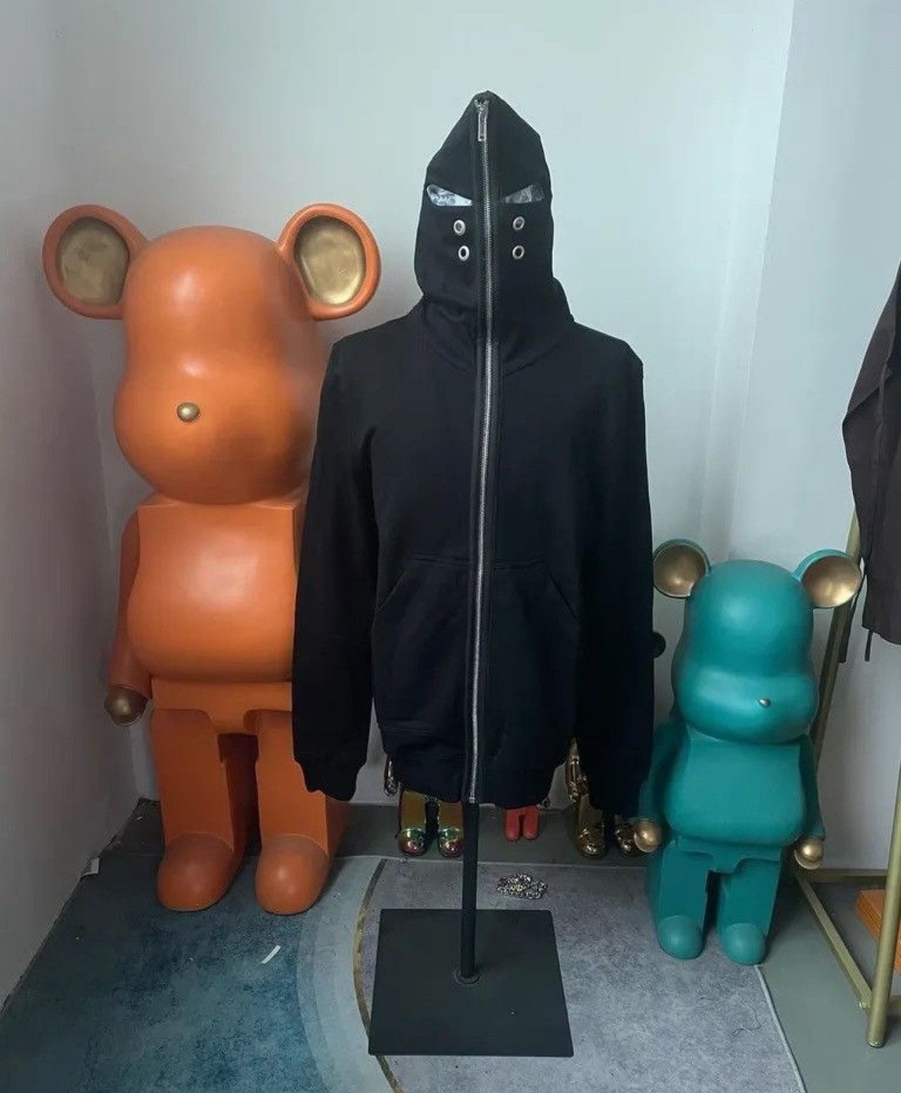 Japanese Brand Oversize Style Zip Up Mask Hoodie Size US M / EU 48-50 / 2 - 1 Thumbnail