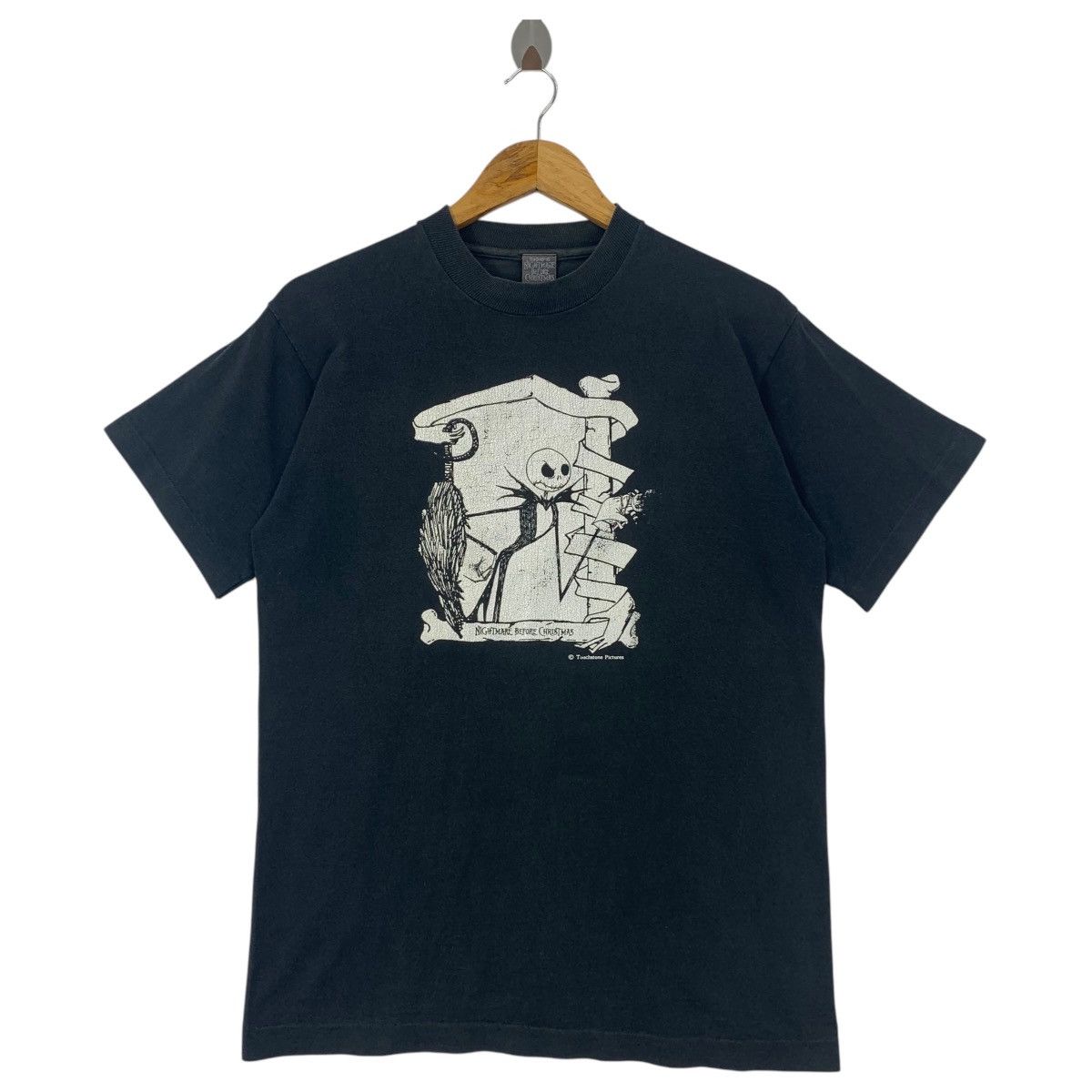 Cartoon Network × Vintage Vintage 90s THE NIGHTMARE BEFORE CHRISTMAS Cartoon movie tee Size US L / EU 52-54 / 3 - 1 Thumbnail