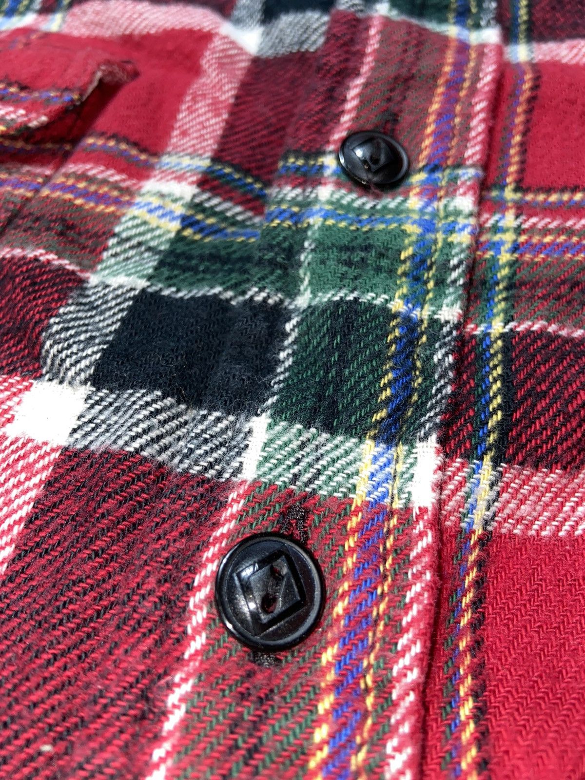 Flannel × Polo Ralph Lauren × Vintage RALPH LAUREN VINTAGE RED FLANNEL SHIRT USA STYLE Size US L / EU 52-54 / 3 - 4 Thumbnail