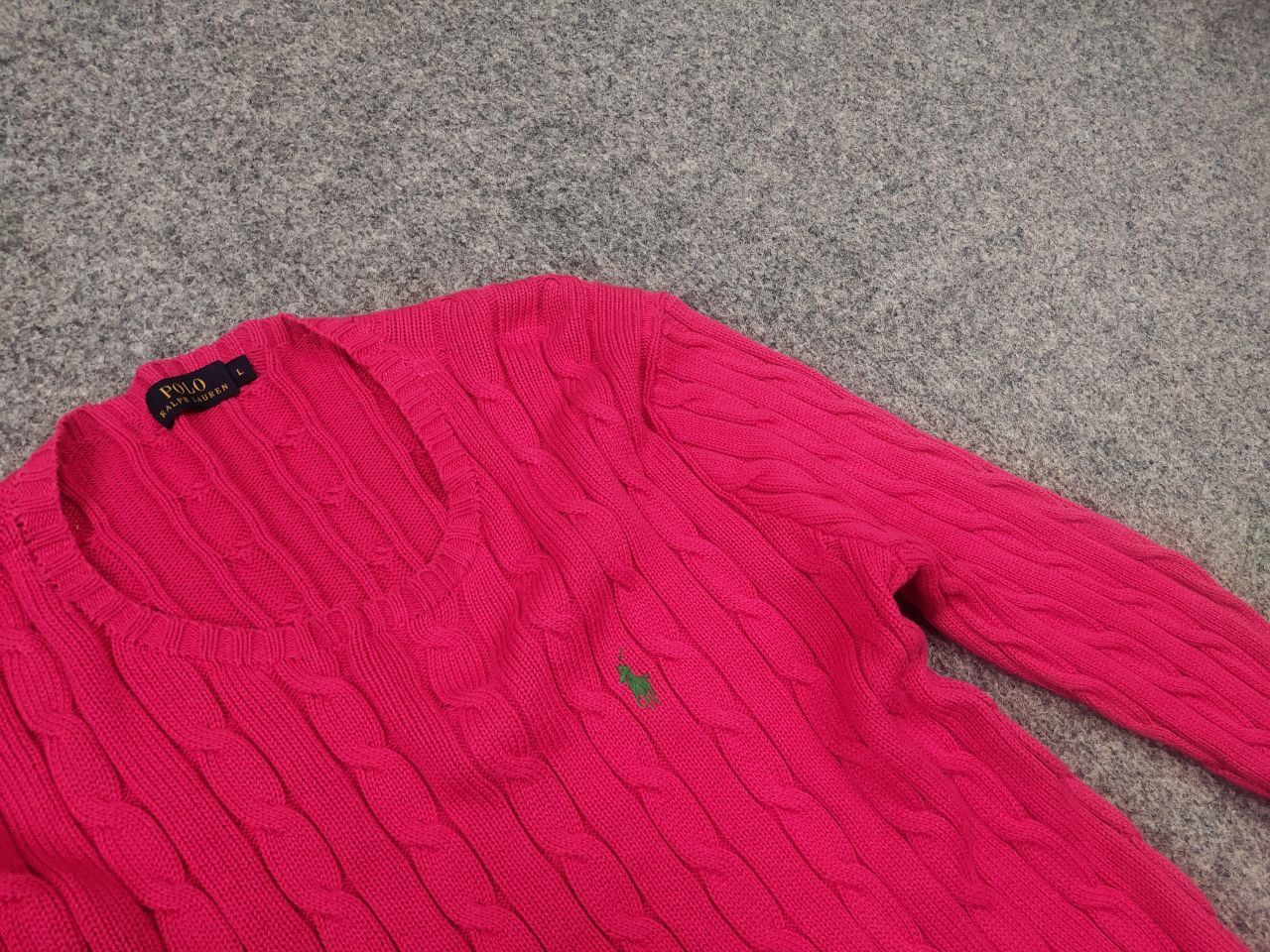 Polo Ralph Lauren Polo Ralph Lauren Cable-Knit textured Sweater Vintage Y2K Size L / US 10 / IT 46 - 5 Thumbnail
