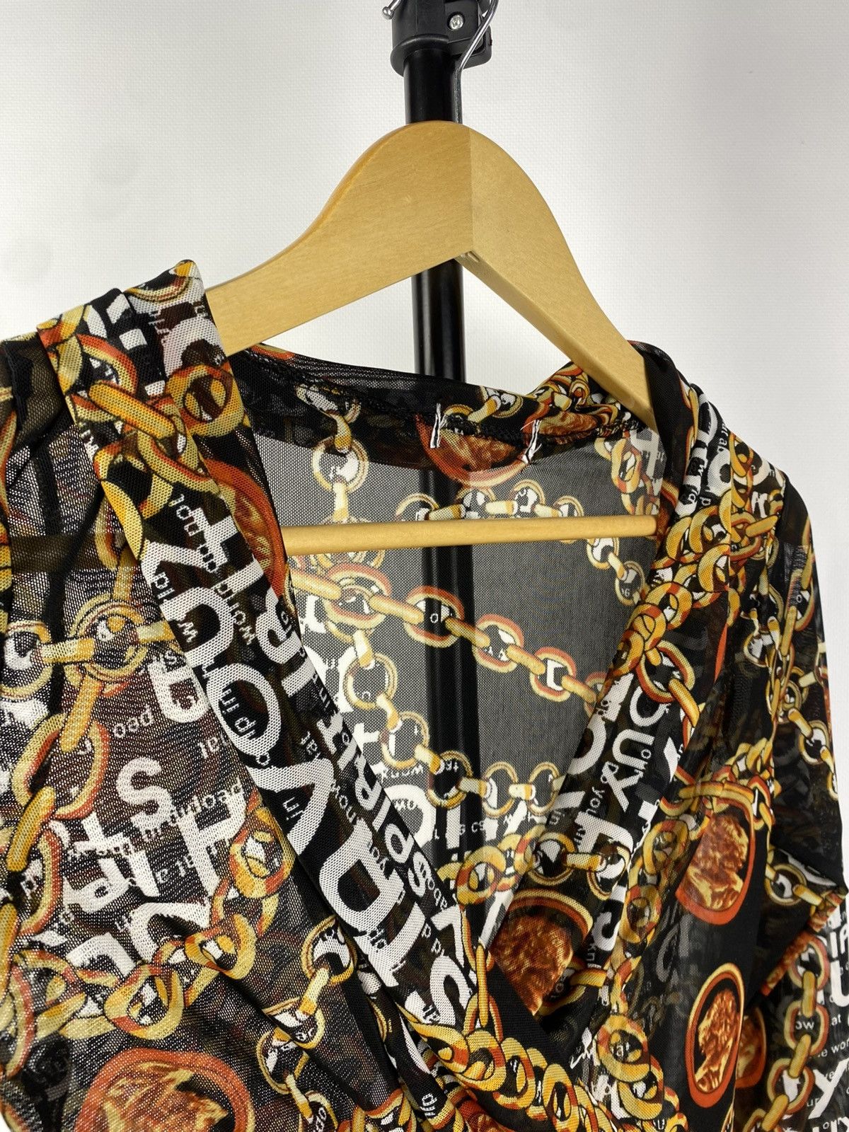 Designer × Japanese Brand × Vintage Save The Queen Jean Paul Gaultier Style Mesh Blouses Size M / US 6-8 / IT 42-44 - 2 Thumbnail