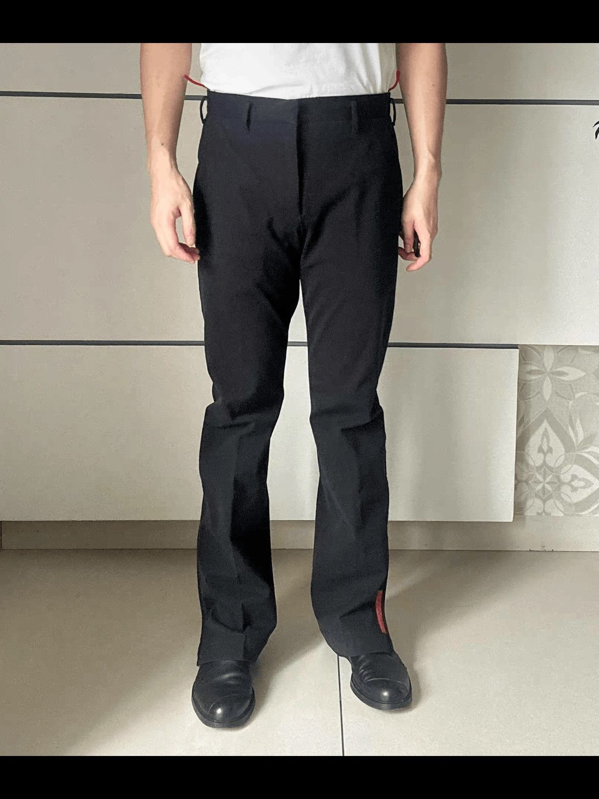 Prada Sz 46 Vintage Prada Red Label Side Zip Trousers-2508 Size US 30 / EU 46 - 7 Thumbnail