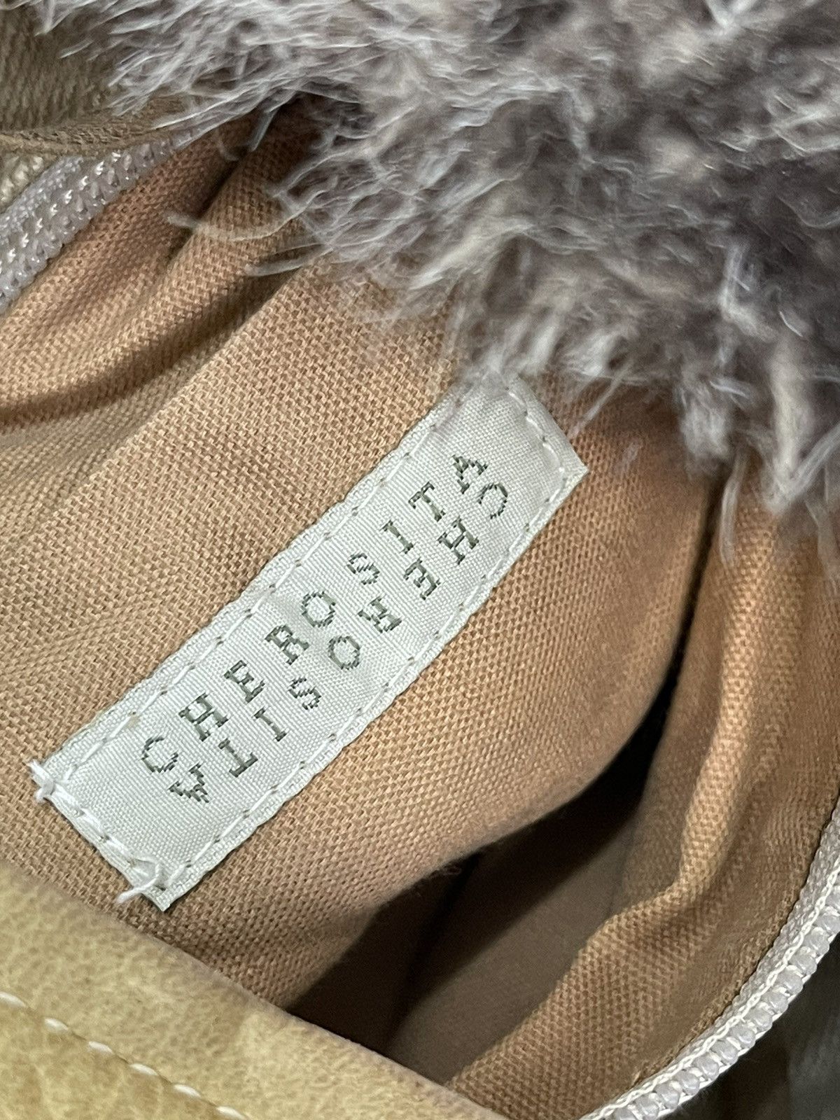 Genuine Leather Full Hairy Fur Cherosita Tote Shoulder Bag 9🟩 Size ONE SIZE - 18 Thumbnail