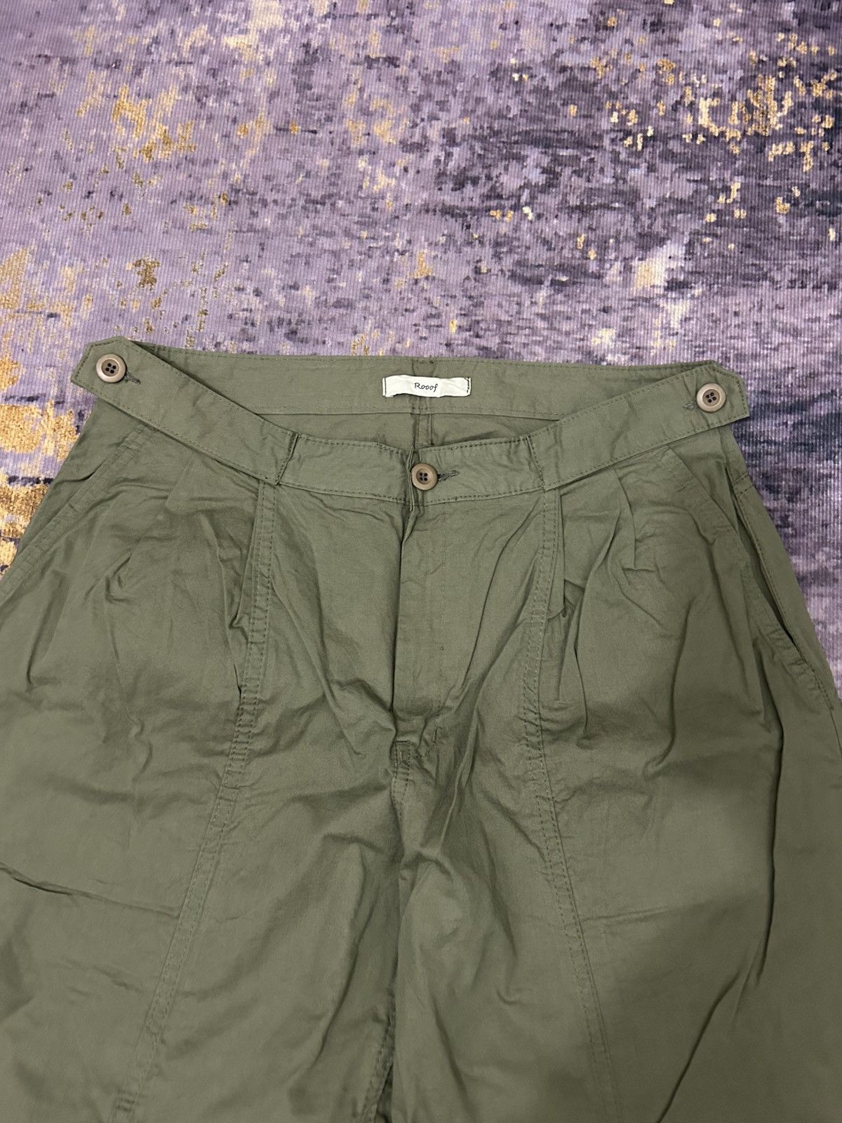 Japanese Brand Rooof Baggy Wide Leg Pants Size US 31 - 5 Thumbnail
