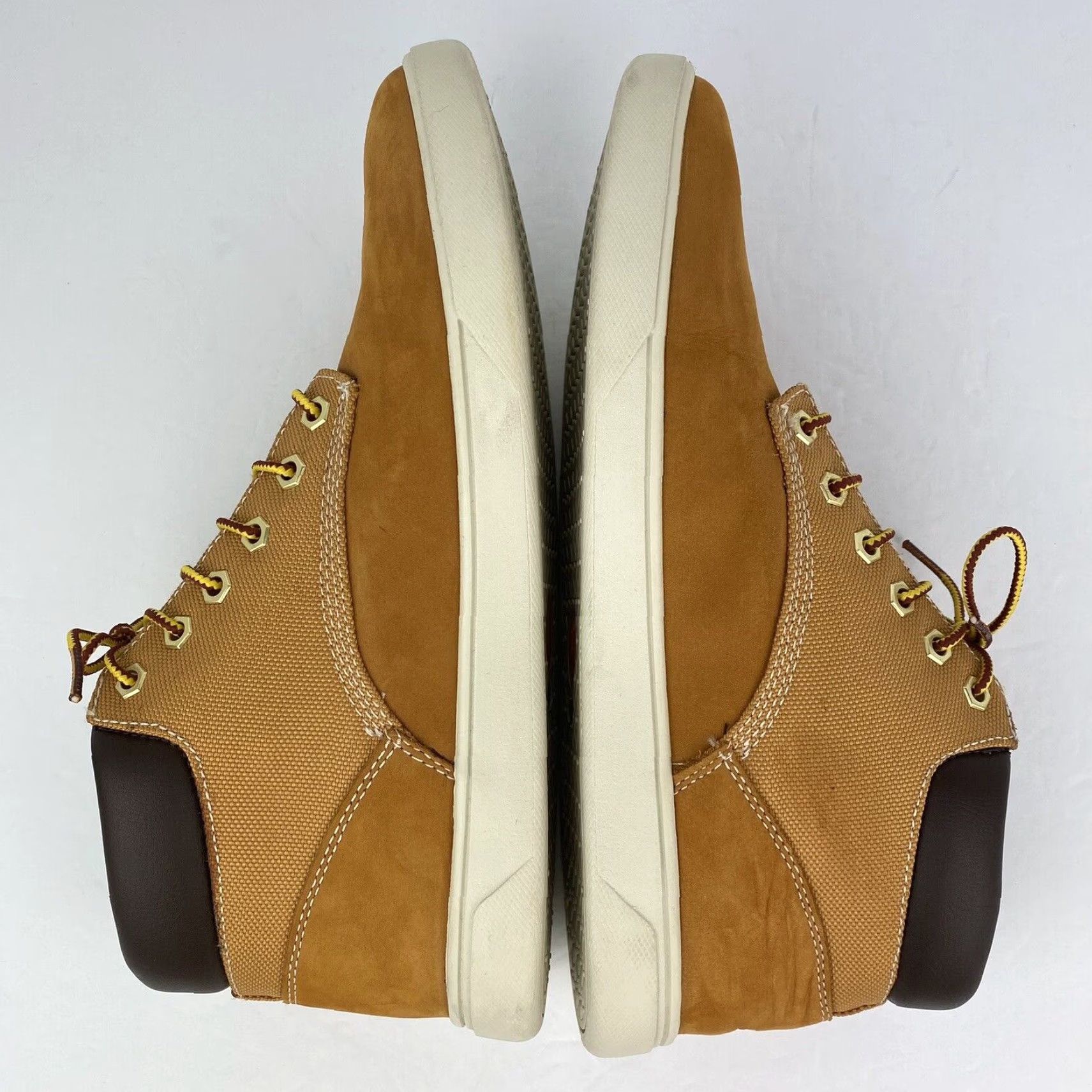 Timberland Sz 9 Men’s Groveton Tan Leather Lace Up Chukka Sneakers Ankle Boots Timberland Boots Mens Size 9 Brown Leather Chukka Ankle  main image 2