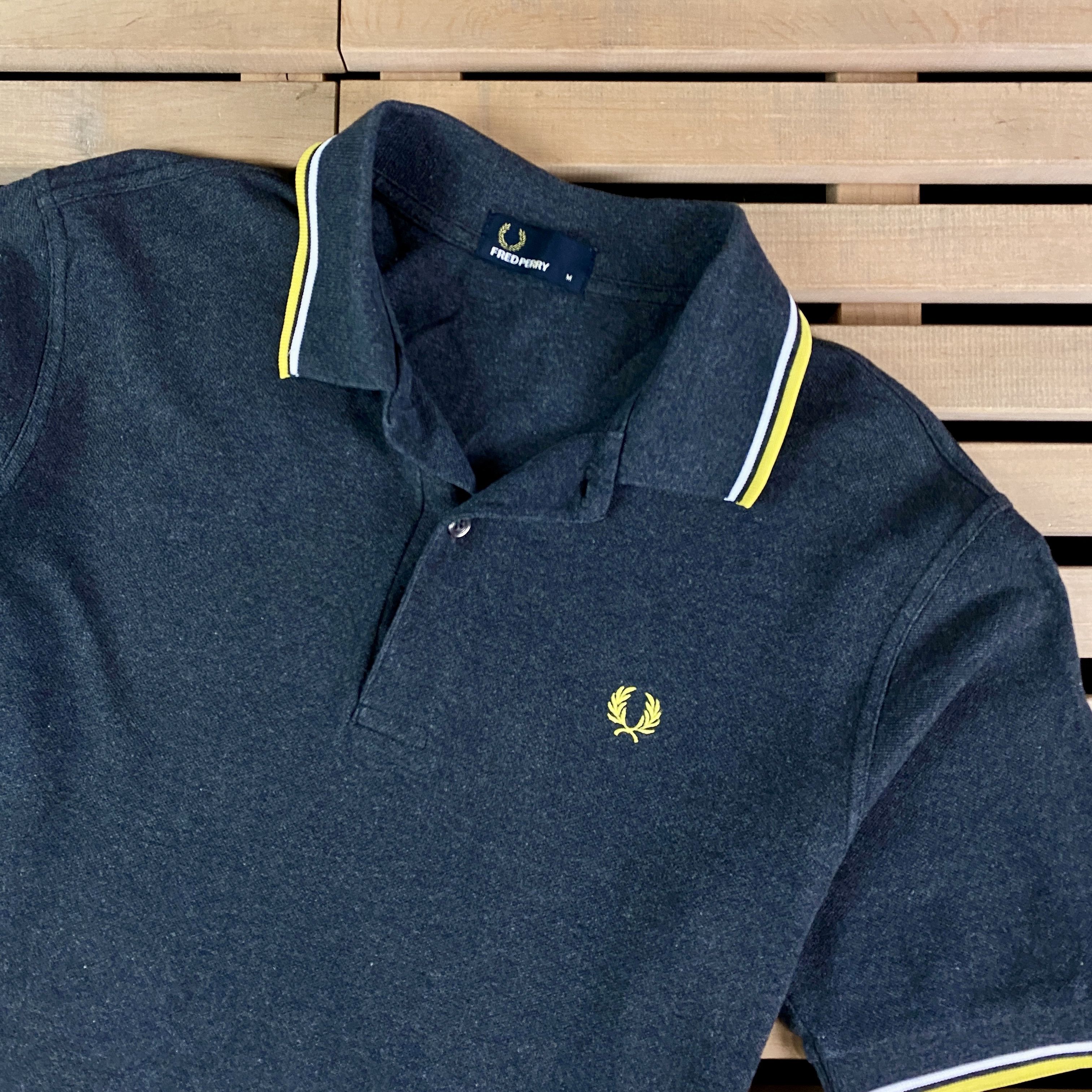 Fred Perry Men’s Polo T-Shirt Fred Perry Size M Gray Size US M / EU 48-50 / 2 - 2 Thumbnail