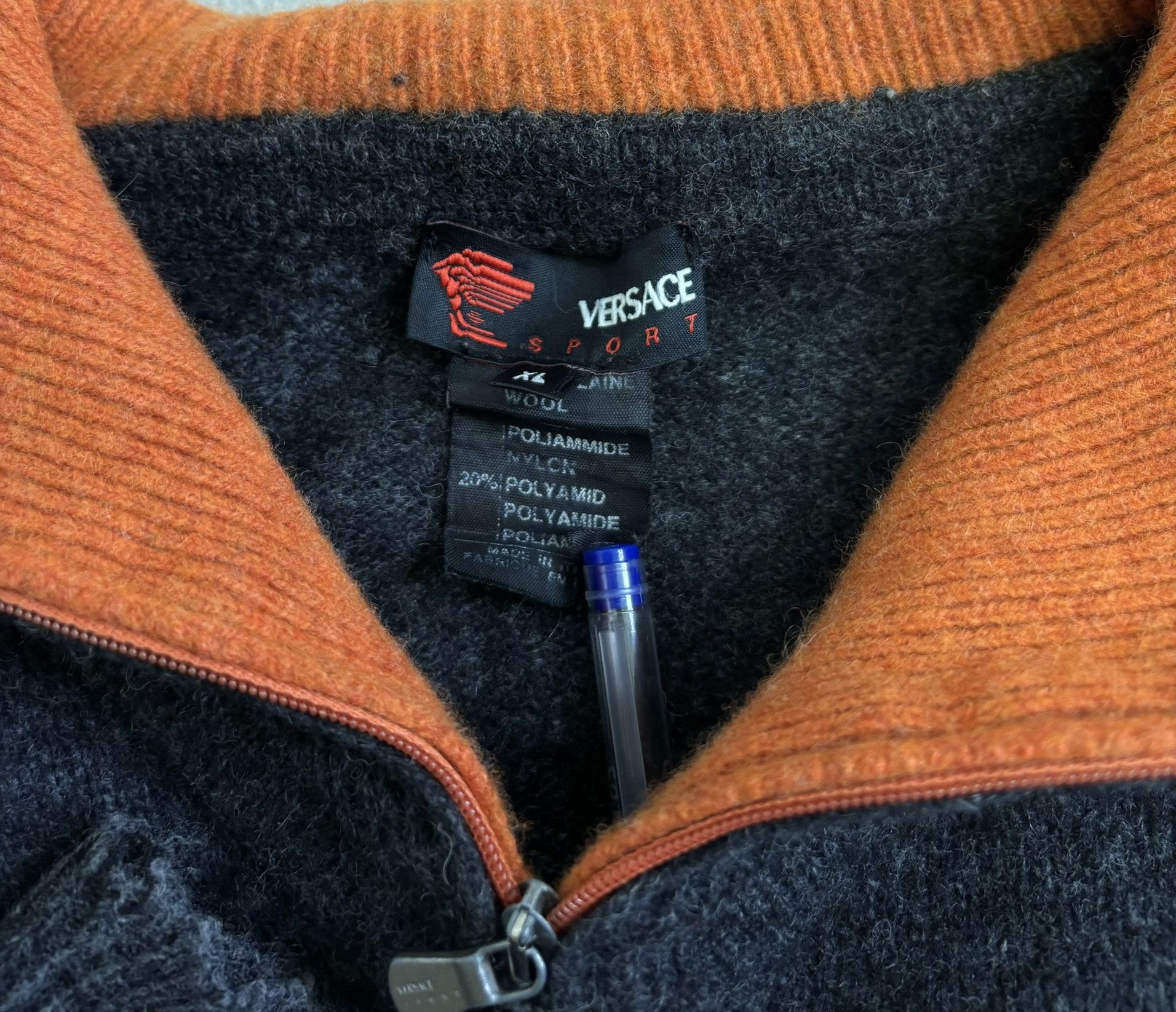 Versace × Versace Jeans Couture Versace Sport 1/4 zip sweater fit small Size US S / EU 44-46 / 1 - 12 Thumbnail