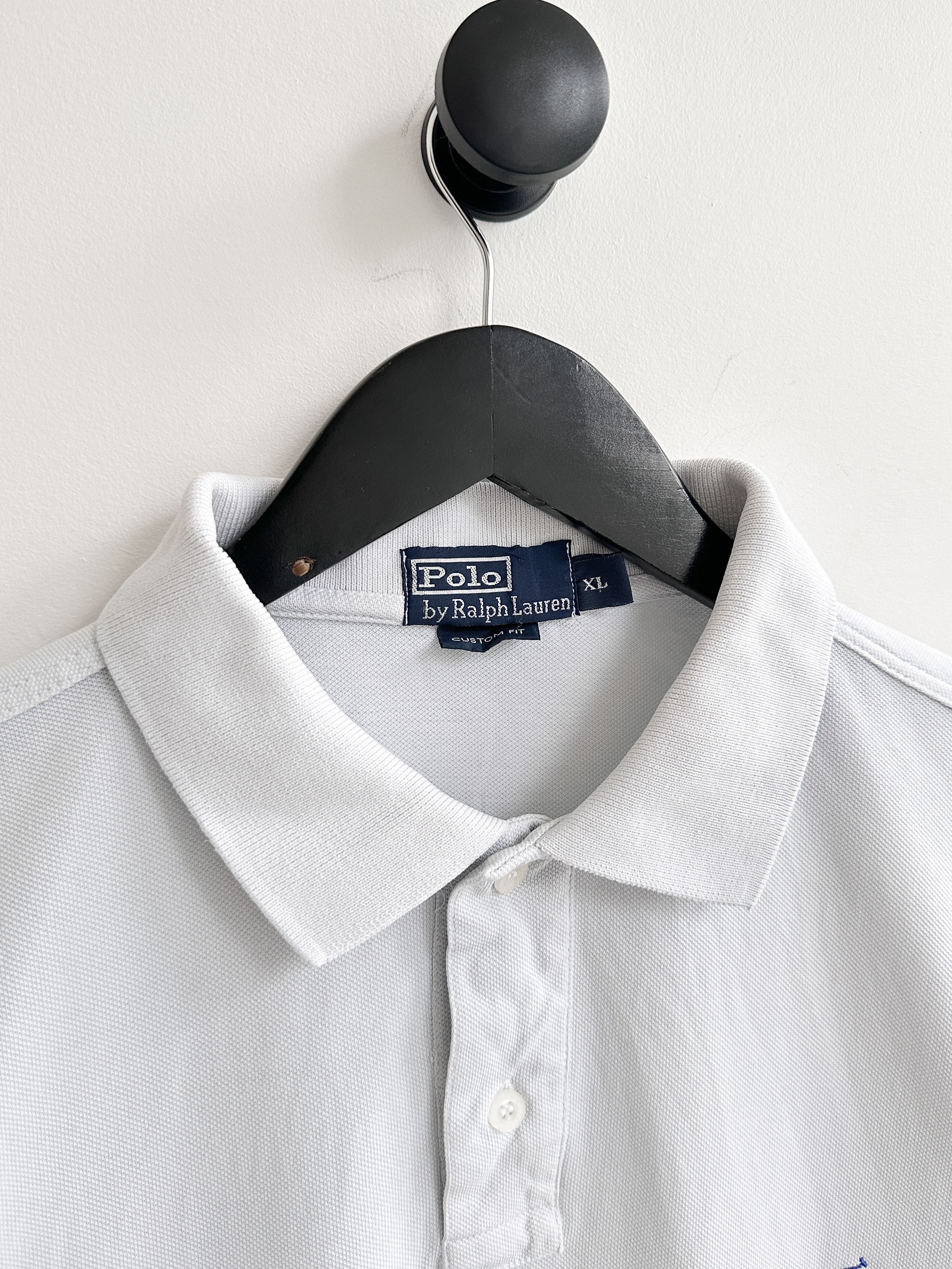 Polo Ralph Lauren × Vintage Ralph Lauren White Polo Shirt Size L / US 10 / IT 46 - 4 Thumbnail