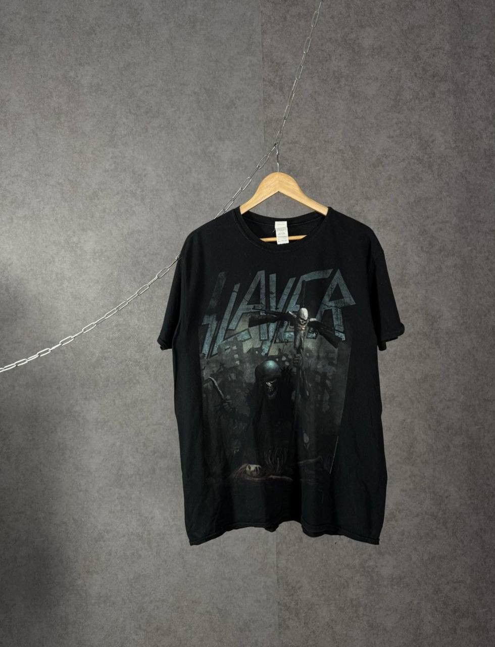 Band Tees Slayer rock band tee Size US XL / EU 56 / 4 - 1 Thumbnail
