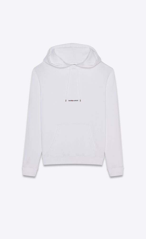 o1s1wg110724 Rive Gauche Hoodie in White