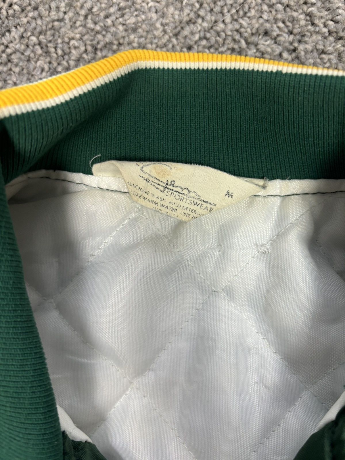 Vintage Vintage 80s Chalk Line Local Baseball Satin Spellout Jacket Size US M / EU 48-50 / 2 - 7 Thumbnail