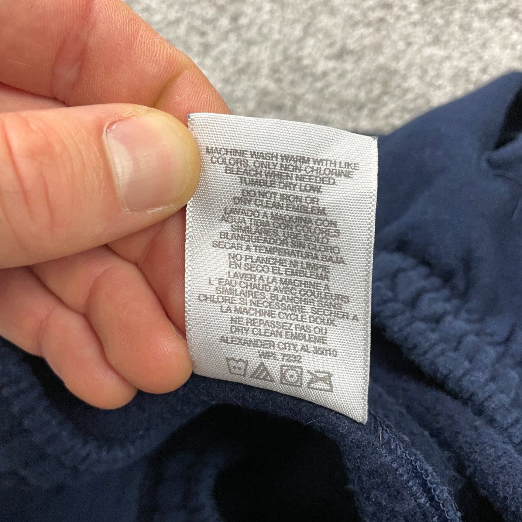 Jerzees Jerzees Sweatpants Mens Regular Straight Leg Blue 28x30 Fleece Pocket Elastic Waist Casual Sports USA 28 Inseam Men's Pants Size US 31 - 7 Thumbnail