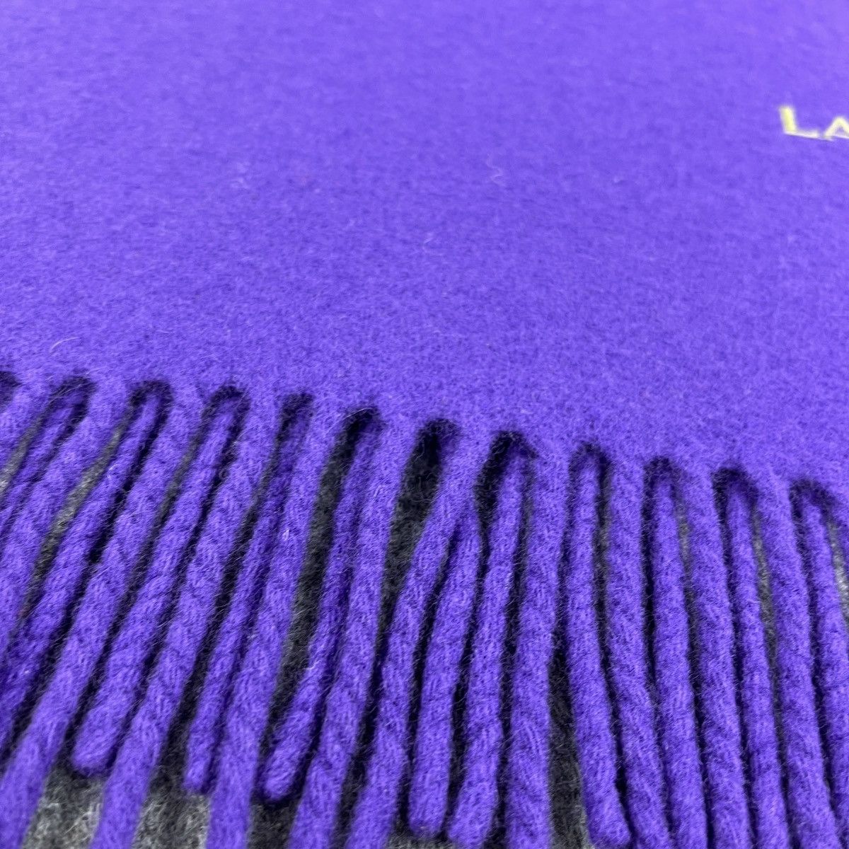 Lanvin Vintage Purple Lanvin Scarf / Muffler / Neckwear T1186 Size ONE SIZE - 9 Thumbnail