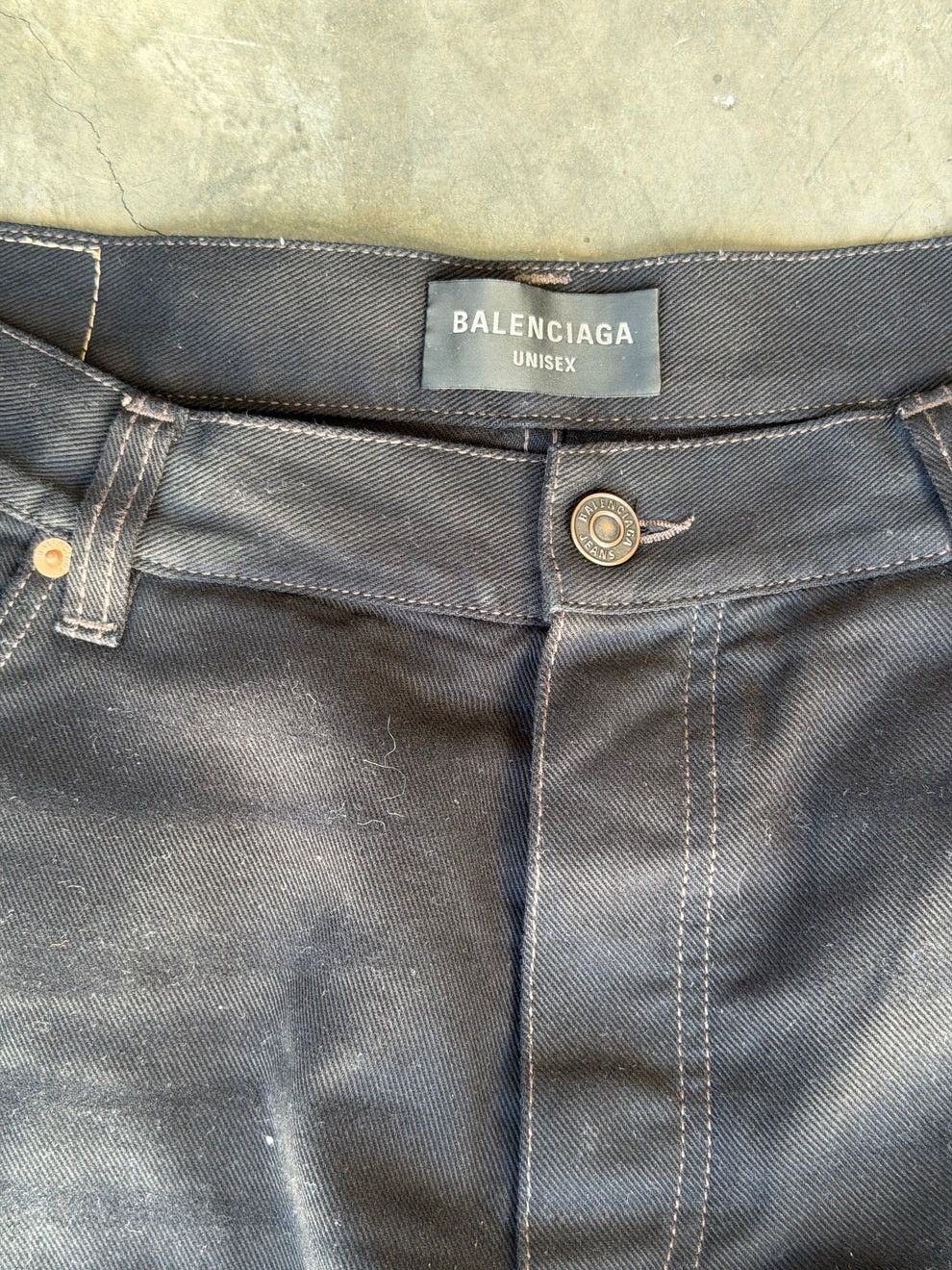 Balenciaga Balenciaga Black Baggy pre-distressed Denim Size US 32 / EU 48 - 3 Thumbnail