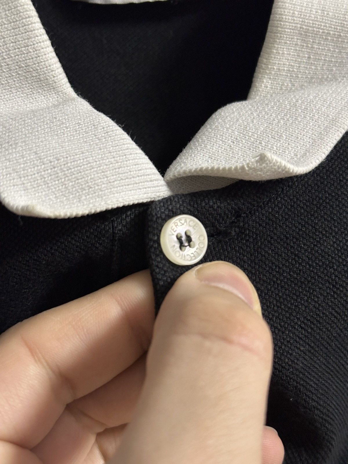 Versace Rare Luxury Polo Versace Medusa Big Logo Size L. Size US L / EU 52-54 / 3 - 3 Thumbnail