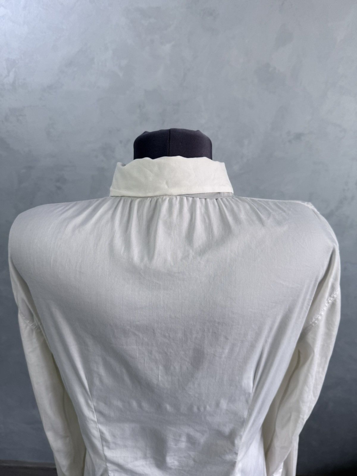 Brunello Cucinelli Brunello Cucinelli Botton Up Shirt Blouse Women’s White Size M / US 6-8 / IT 42-44 - 7 Thumbnail