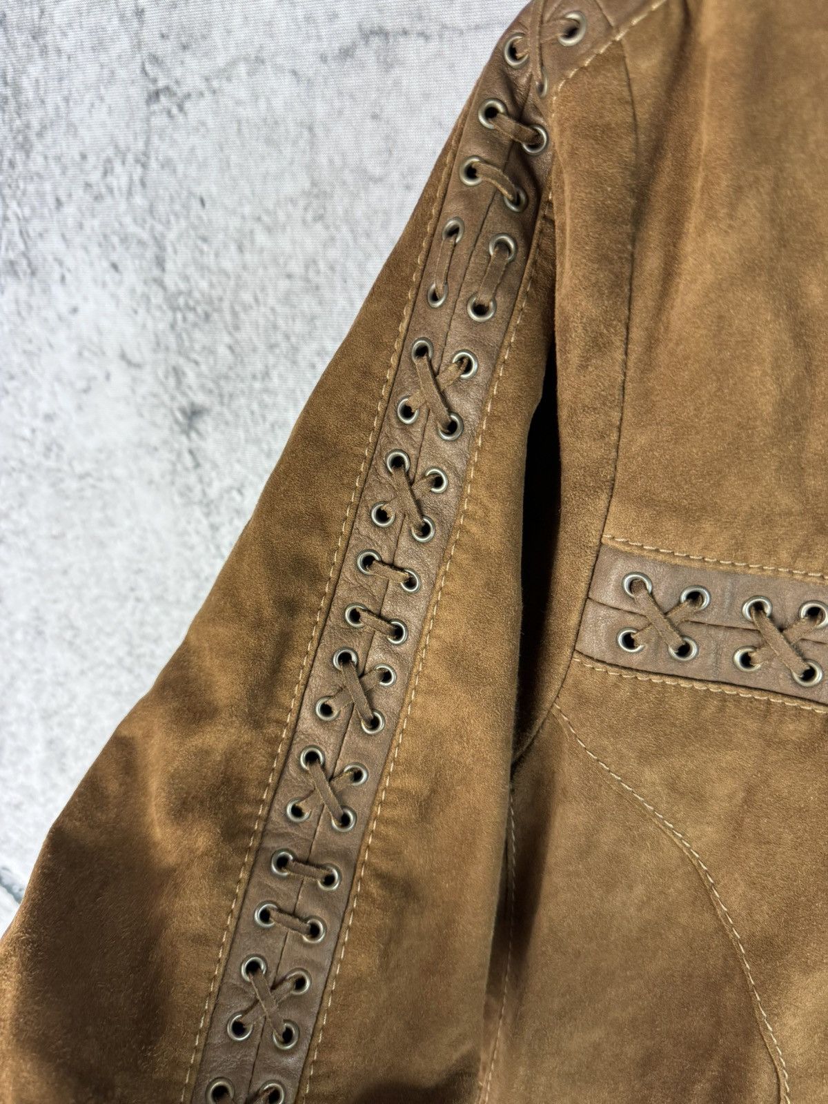 Cowboy Equipment Vintage Cowboy Western Avant Garde Leather Jacket Size XS / US 0-2 / IT 36-38 - 4 Thumbnail
