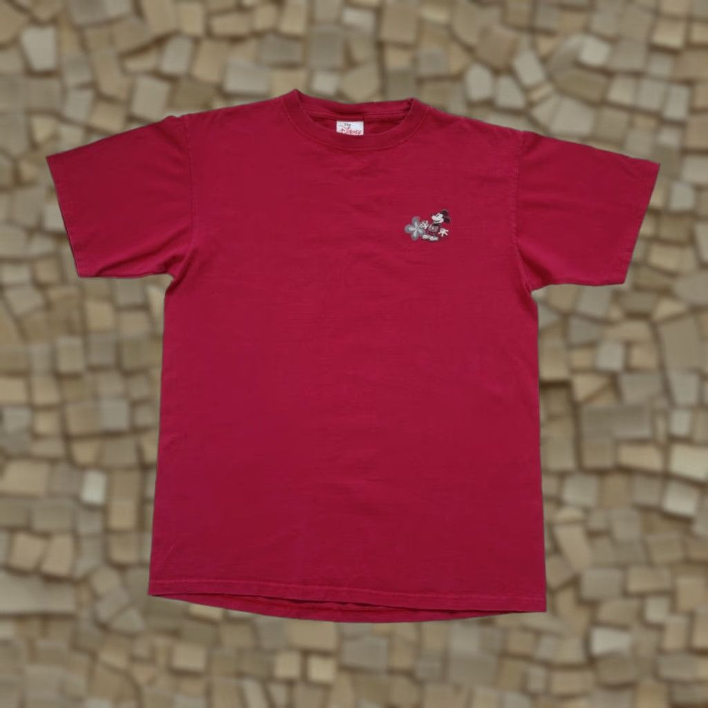 Disney VINTAGE Disney Mickey T-Shirt 90s Y2K Retro Cartoon Graphic Red Sz M, Men’s Crew Neck Short Sleeve Graphic Tee Size US M / EU 48-50 / 2 - 1 Thumbnail