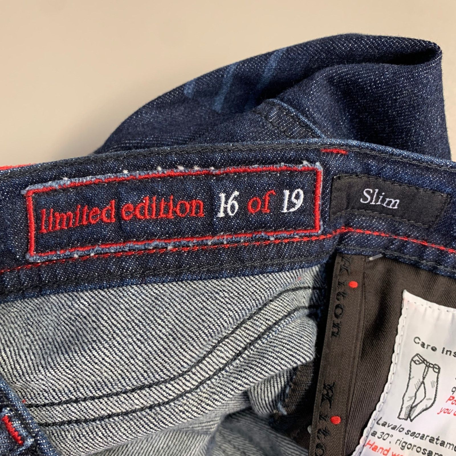 Kiton KITON Size 36 Navy Contrast Stitch Denim Straight Jeans Size US 36 / EU 52 - 5 Thumbnail