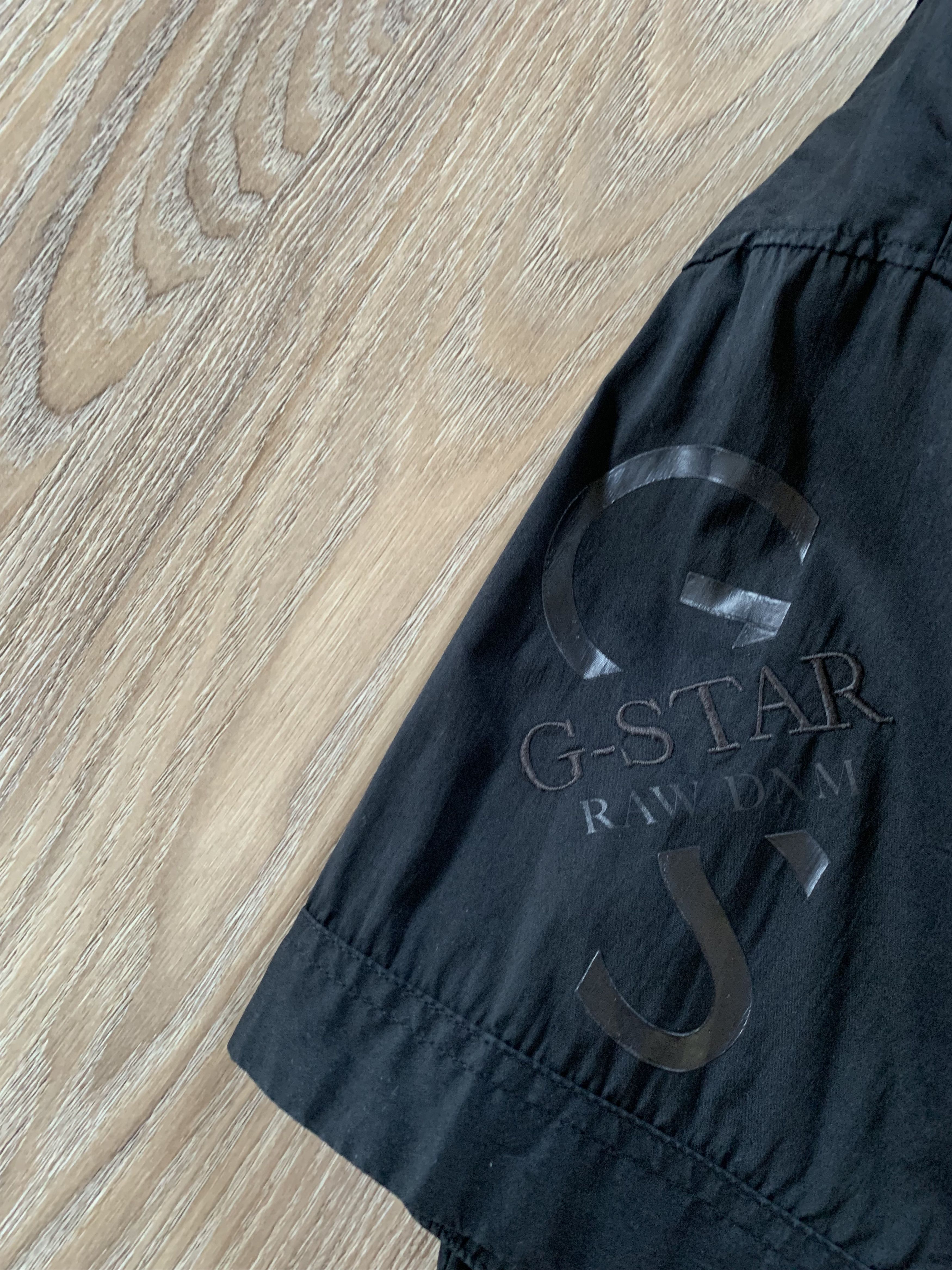 G-Star Vintage G-Star Raw Short Sleeve Basic Black Shirt Size US L / EU 52-54 / 3 - 6 Thumbnail