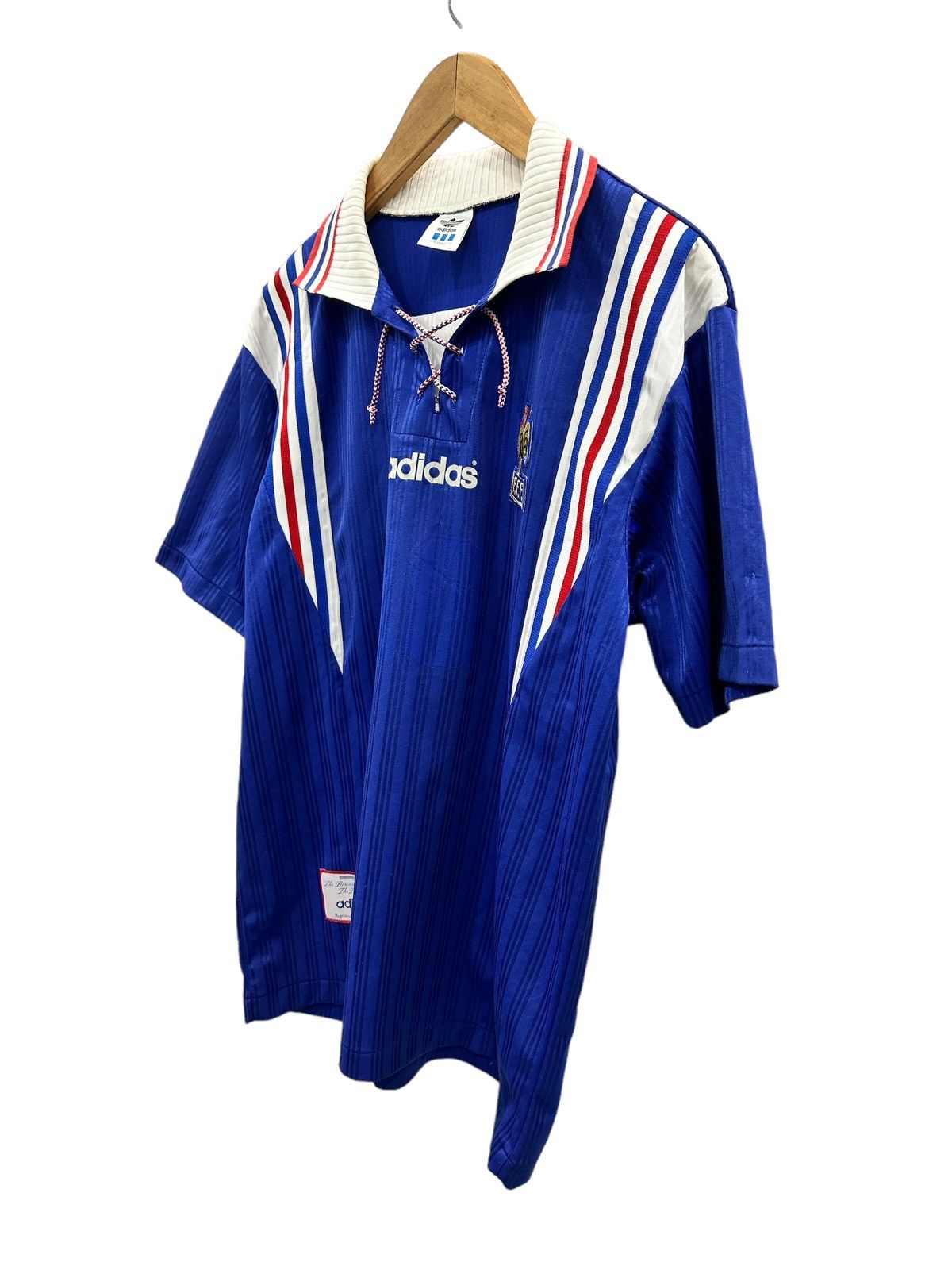 Vintage Vintage 1996 France Retro Jersey Size US L / EU 52-54 / 3 - 2 Thumbnail