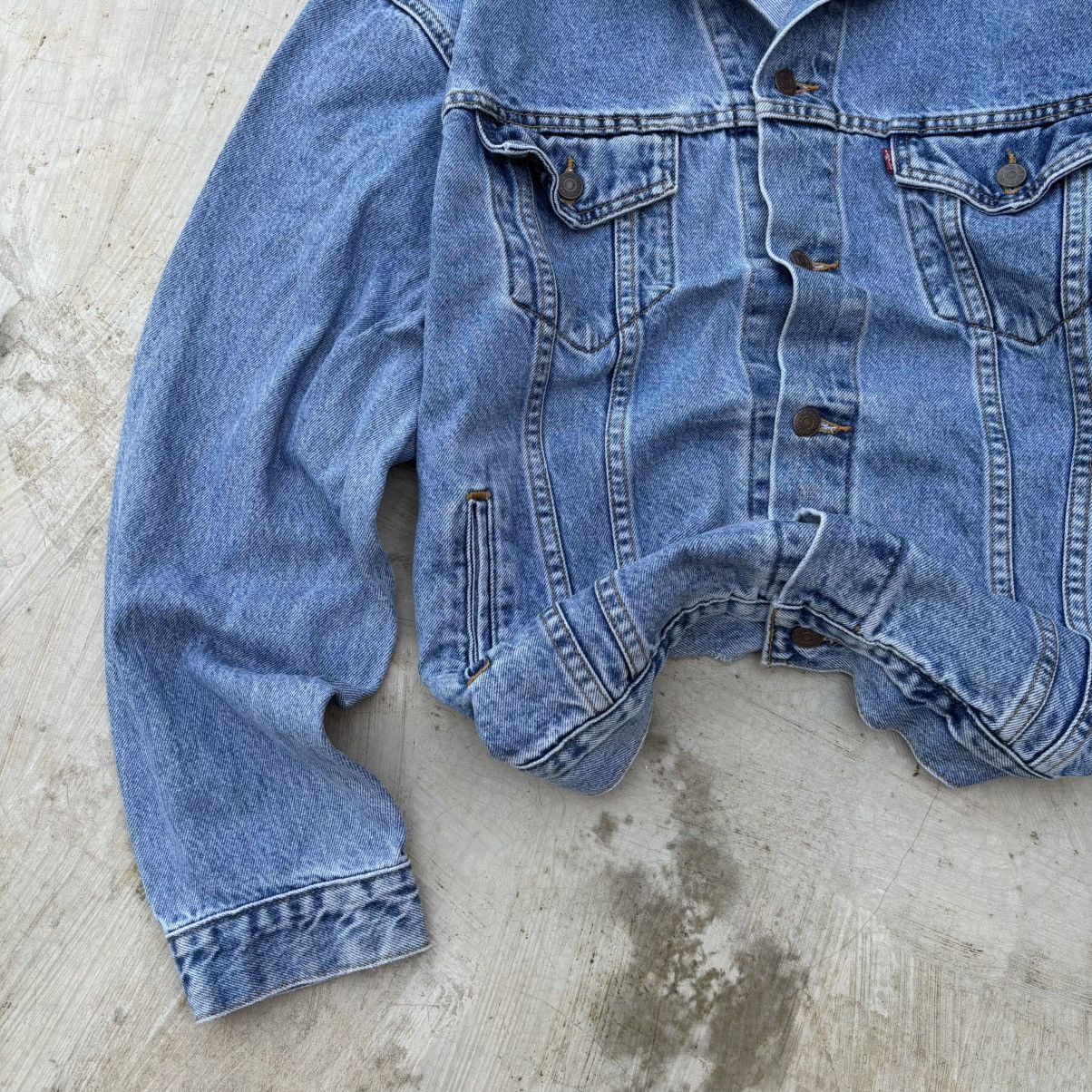Levi's Vintage Clothing Vintage 00s Levis Denim Trucker Size US XL / EU 56 / 4 - 3 Thumbnail