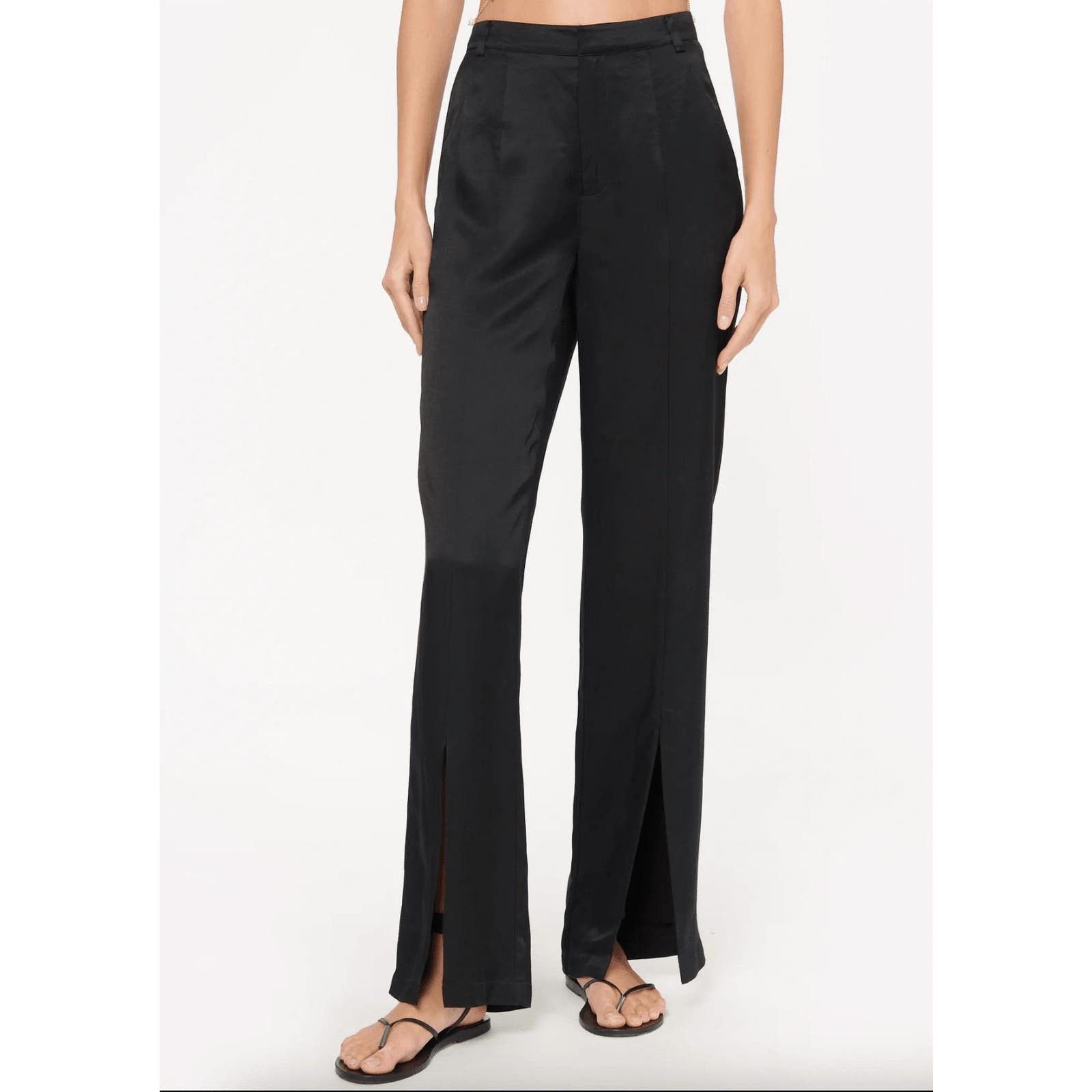 Cami NYC CAMI NYC Amelie Twill Pant In Black Grailed