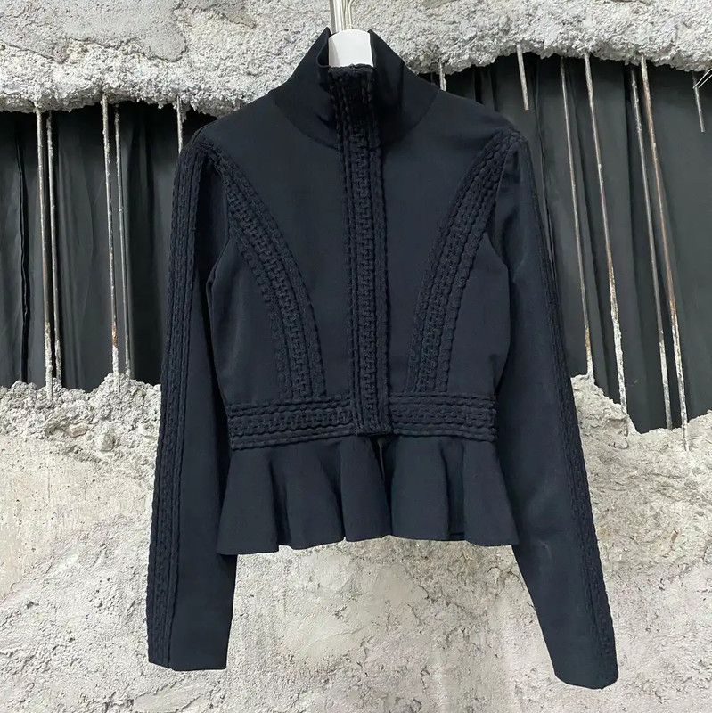 Valentino Valentino Women's Black Spring Autumn Jacket 0089 Size S / US 4 / IT 40 - 1 Thumbnail
