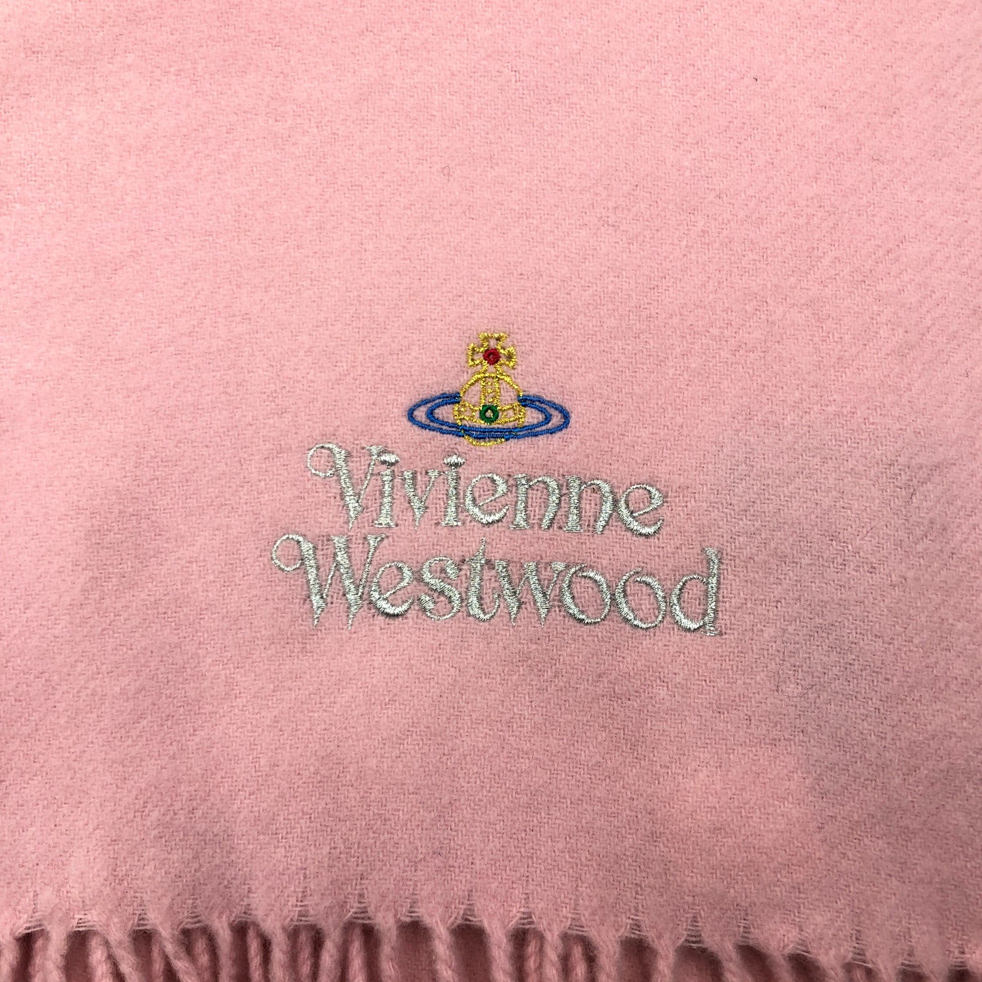 Japanese Brand NWT Vintage Vivienne Westwood Scarf Orbs Wool Neck Scarves Size ONE SIZE - 4 Thumbnail