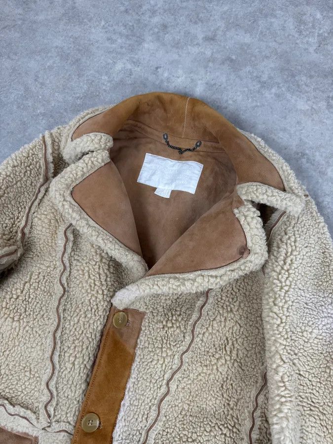 Maison Margiela 2000s Maison Margiela H&M Shearling Beige Reversible Long Jacket Size US M / EU 48-50 / 2 - 5 Thumbnail