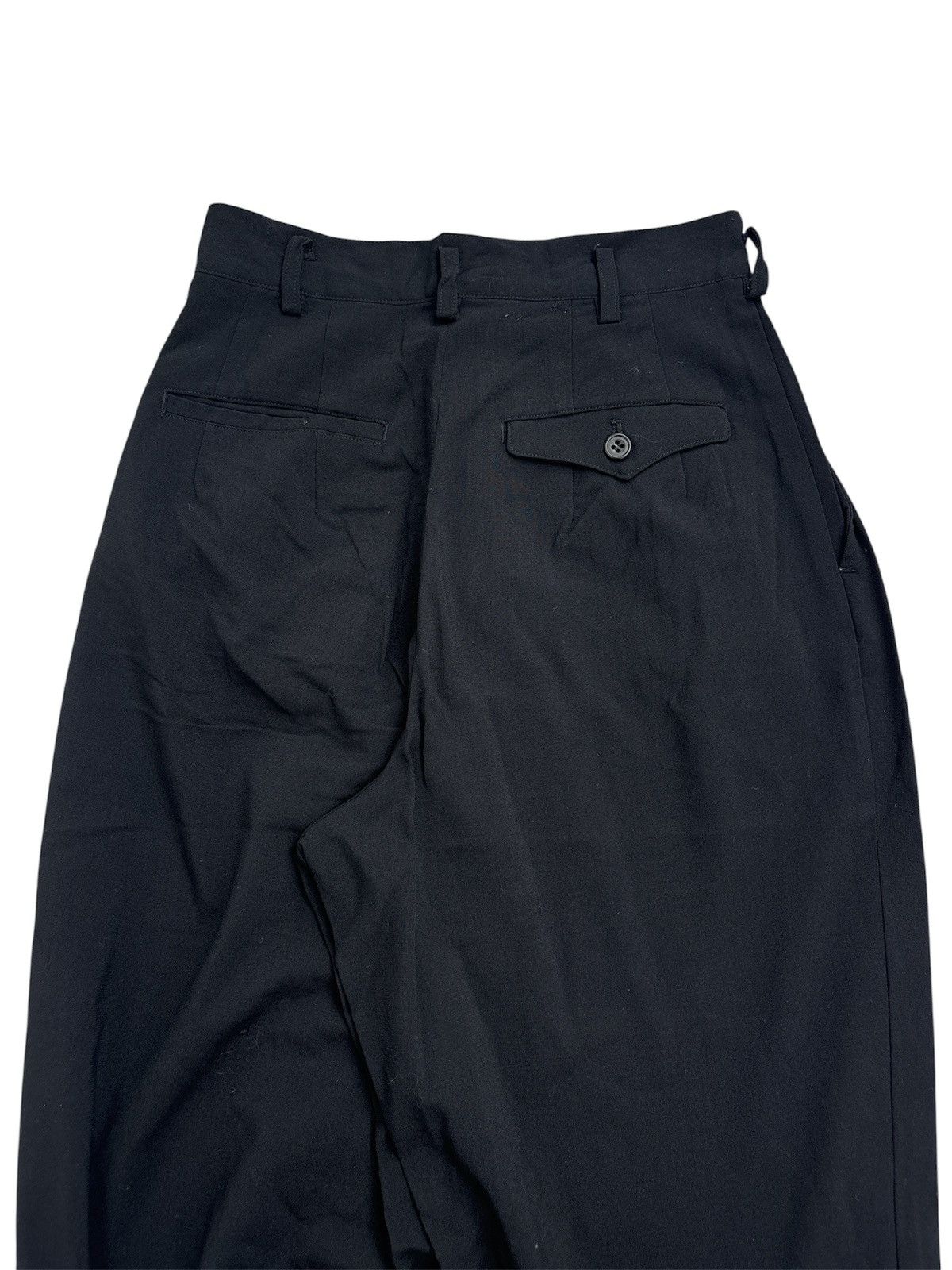 Yohji Yamamoto High Waist Pleated Trousers Size US 27 - 4 Thumbnail