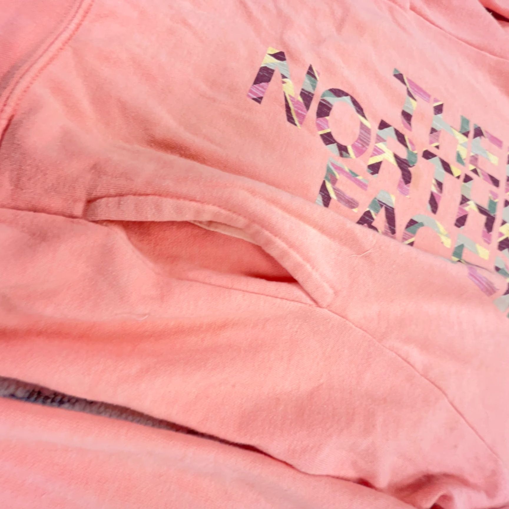 The North Face The North Face Hoodie Women S Pink Solid Logo Raglan Hooded Pockets All Seasons Regular Sweatshirt Jackets? Size S / US 4 / IT 40 - 5 Thumbnail