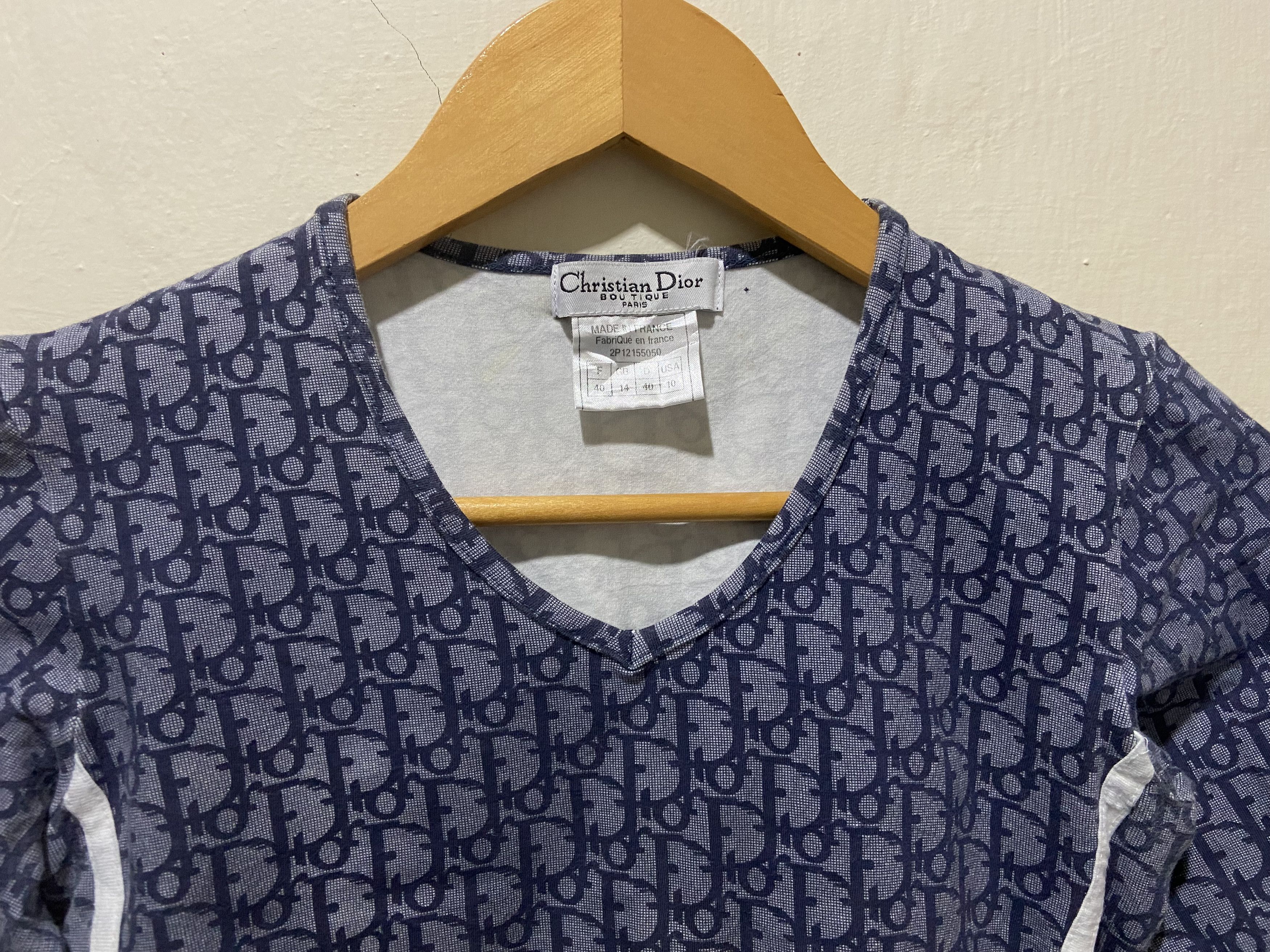 Christian Dior Monsieur CHRISTIAN DIOR MONOGRAM BLOUSE Size XS / US 0-2 / IT 36-38 - 5 Thumbnail