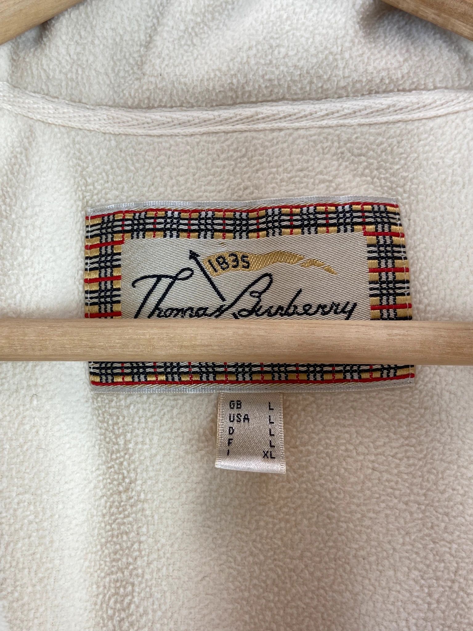 Burberry Jacket Thomas Burberry black mini logo patch vintage luxury Size US L / EU 52-54 / 3 - 3 Thumbnail