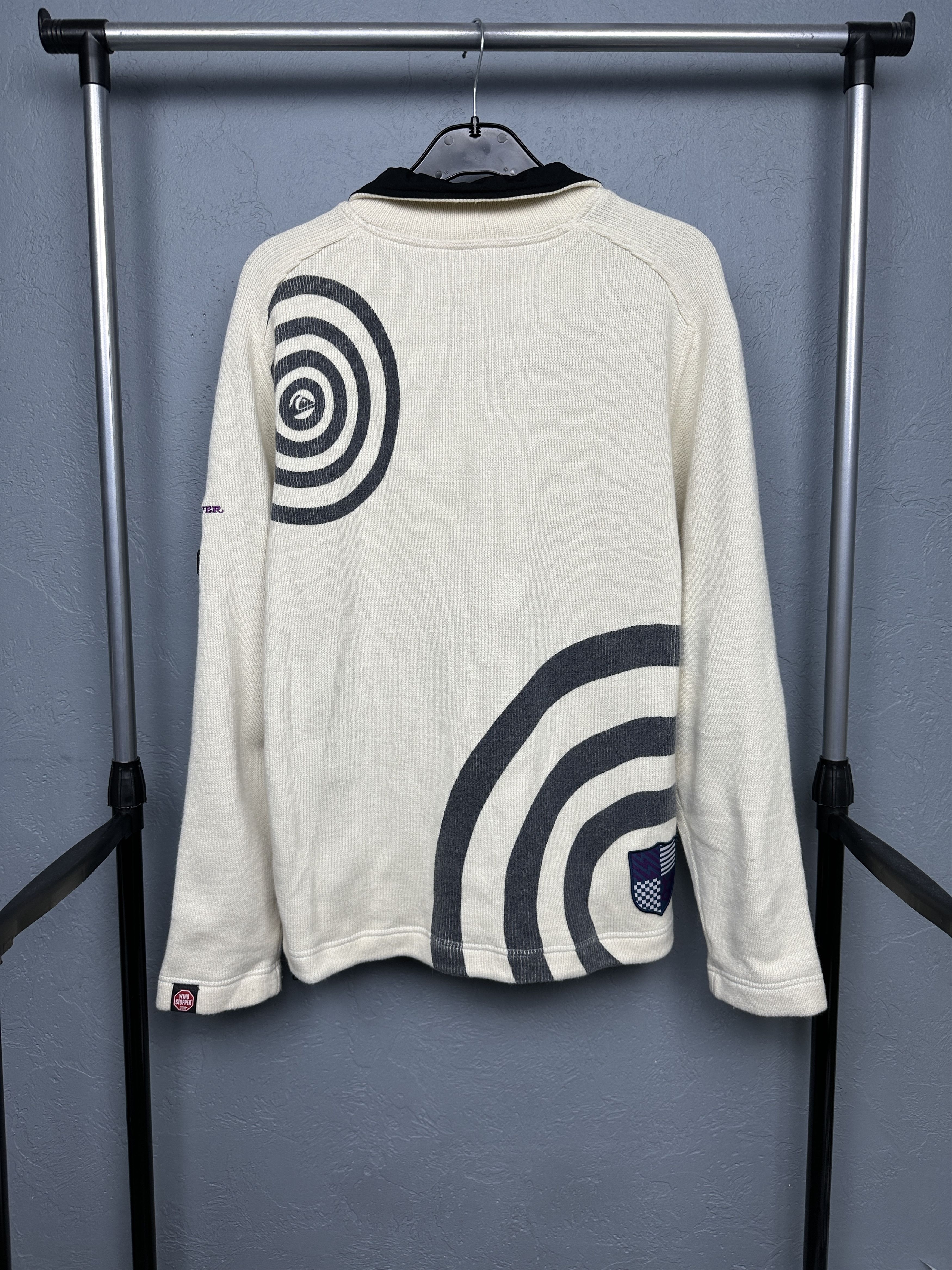 Quiksilver Quiksilver Luchador Vintage Mens Wool Windstopper Jacket Size US L / EU 52-54 / 3 - 11 Thumbnail