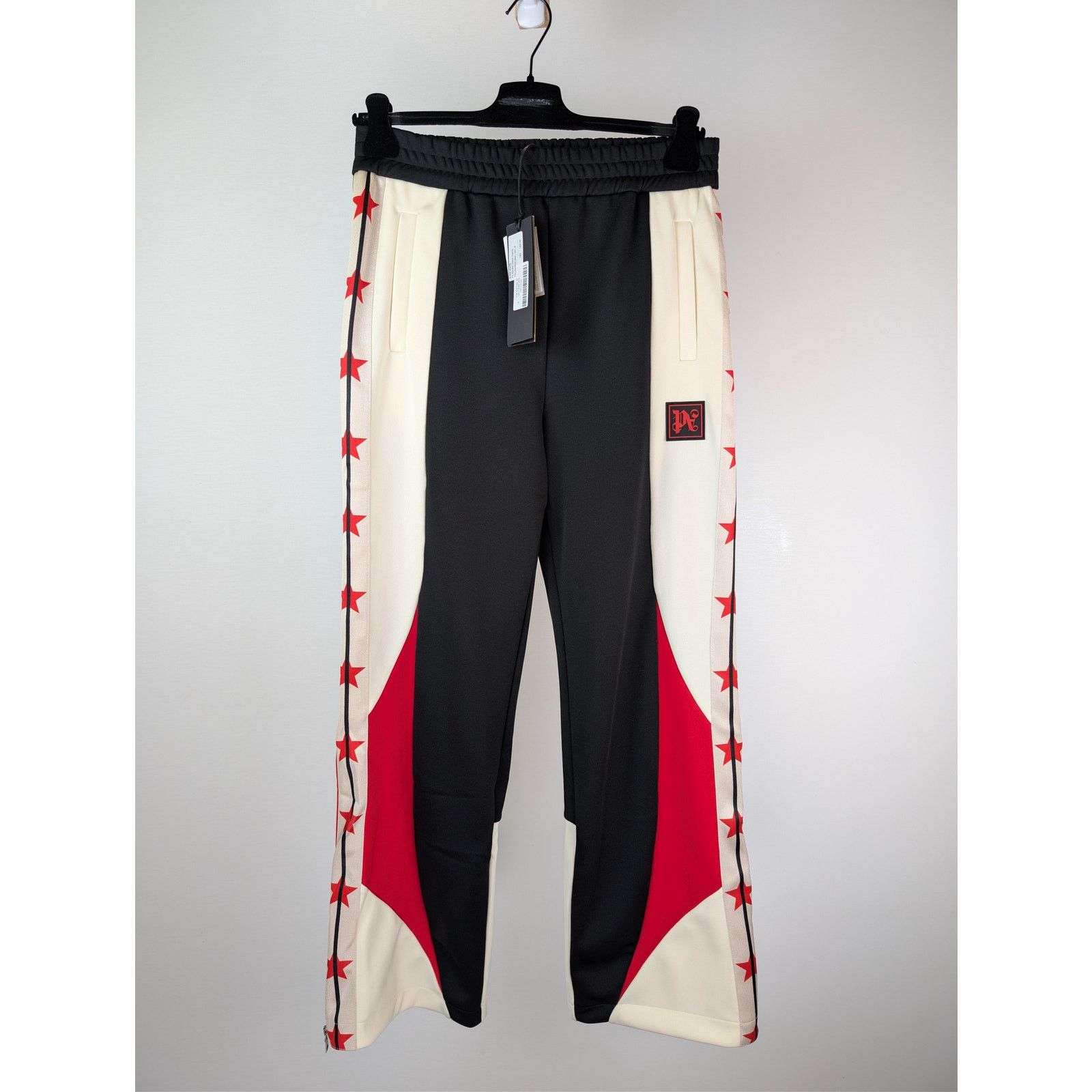 Palm Angels o1rshd1 PA Racing Track Pants in Black / White Size US 34 / EU 50 - 2 Thumbnail