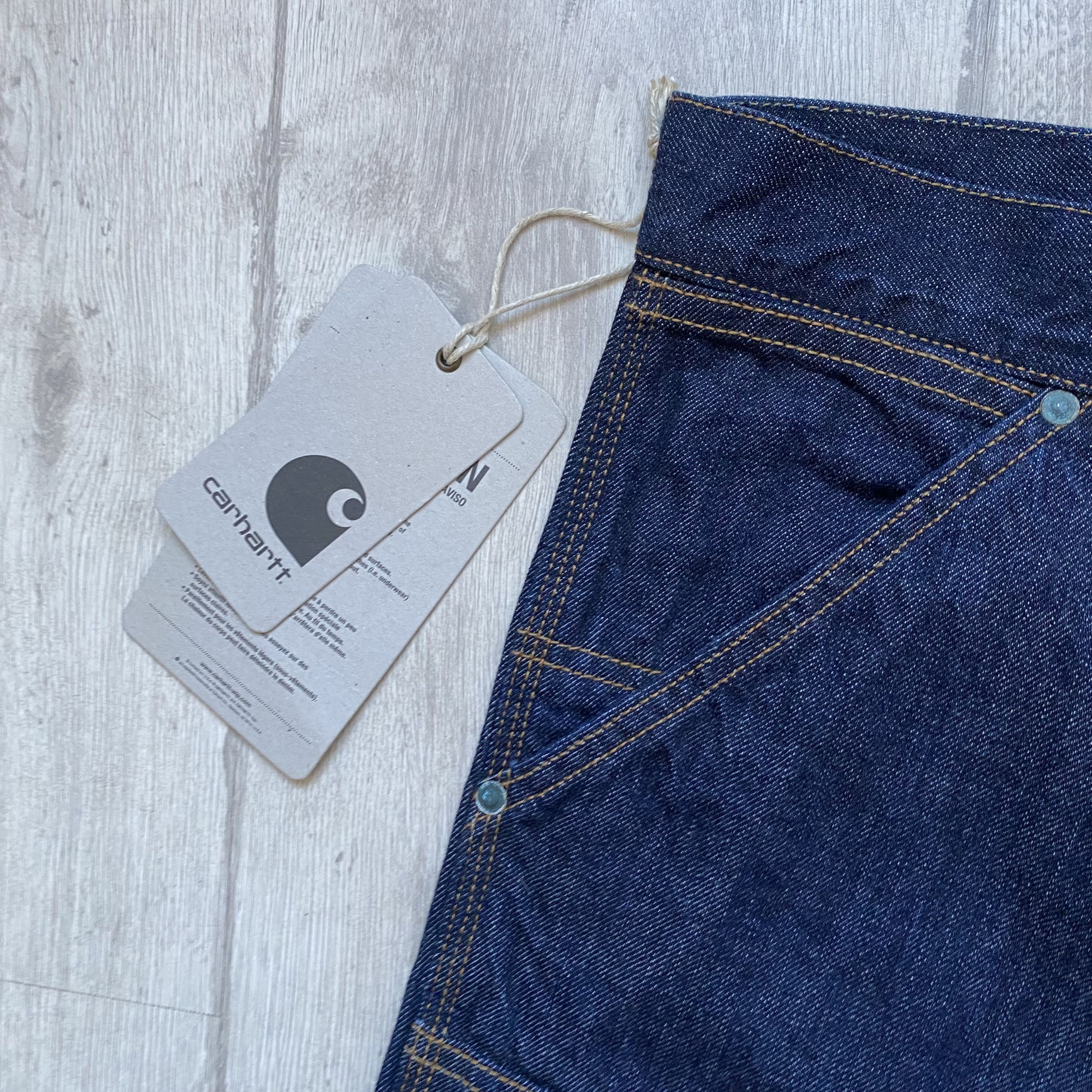 Carhartt 👖Worker Carhartt double knee jeans 13oz Workwear Skater Size US 32 / EU 48 - 6 Thumbnail