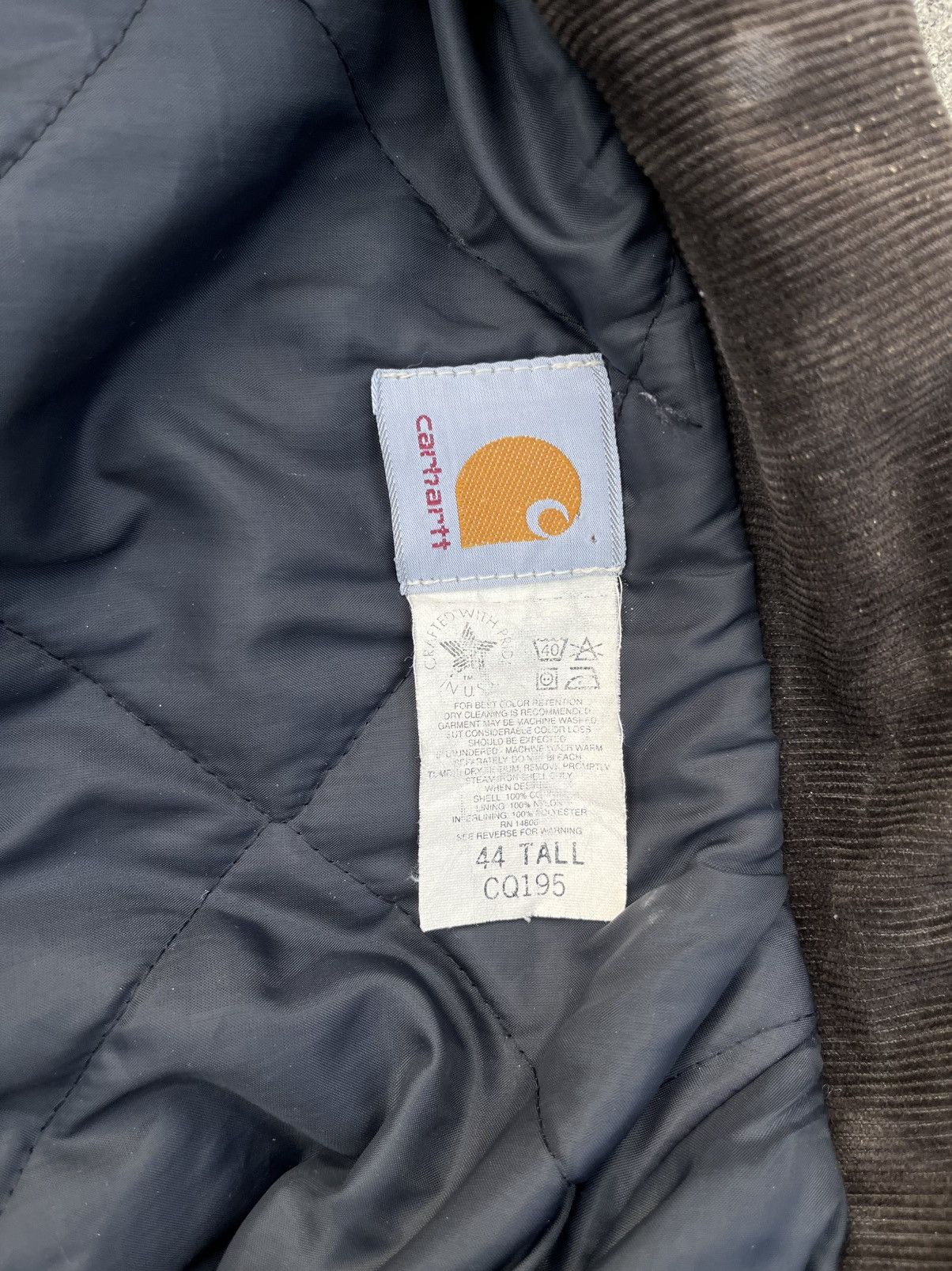 Carhartt Custom Vintage Carhartt Quilt Lined CQ196 Chore Coat Ranch Size US L / EU 52-54 / 3 - 7 Thumbnail