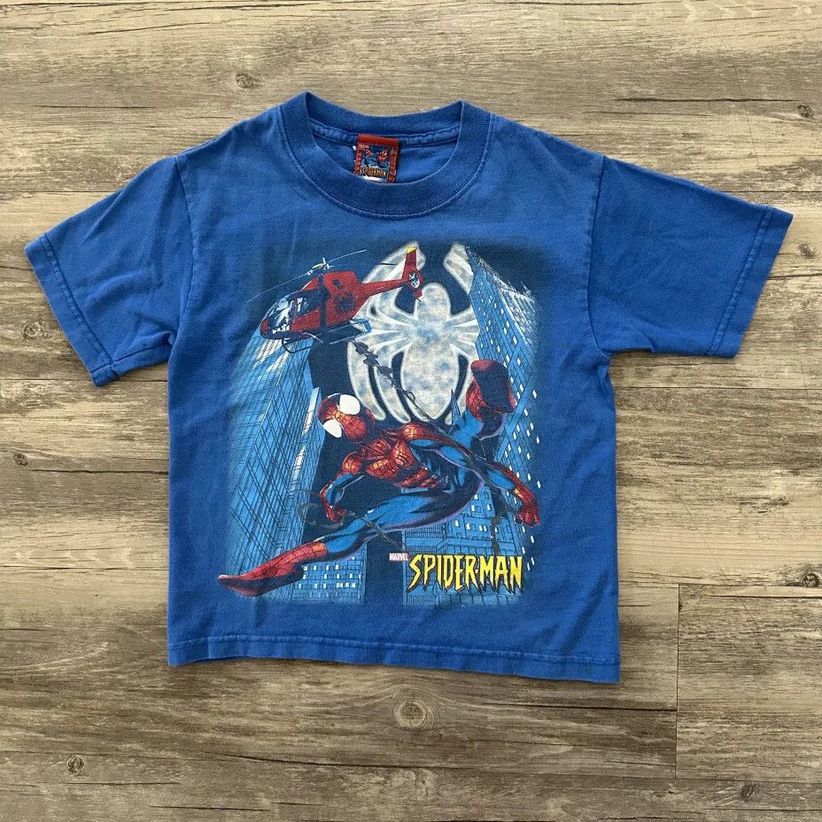 Marvel Comics Vintage 2004 Marvel The Amazing Spiderman Kids T-Shirt Size US XS / EU 42 / 0 - 1 Thumbnail